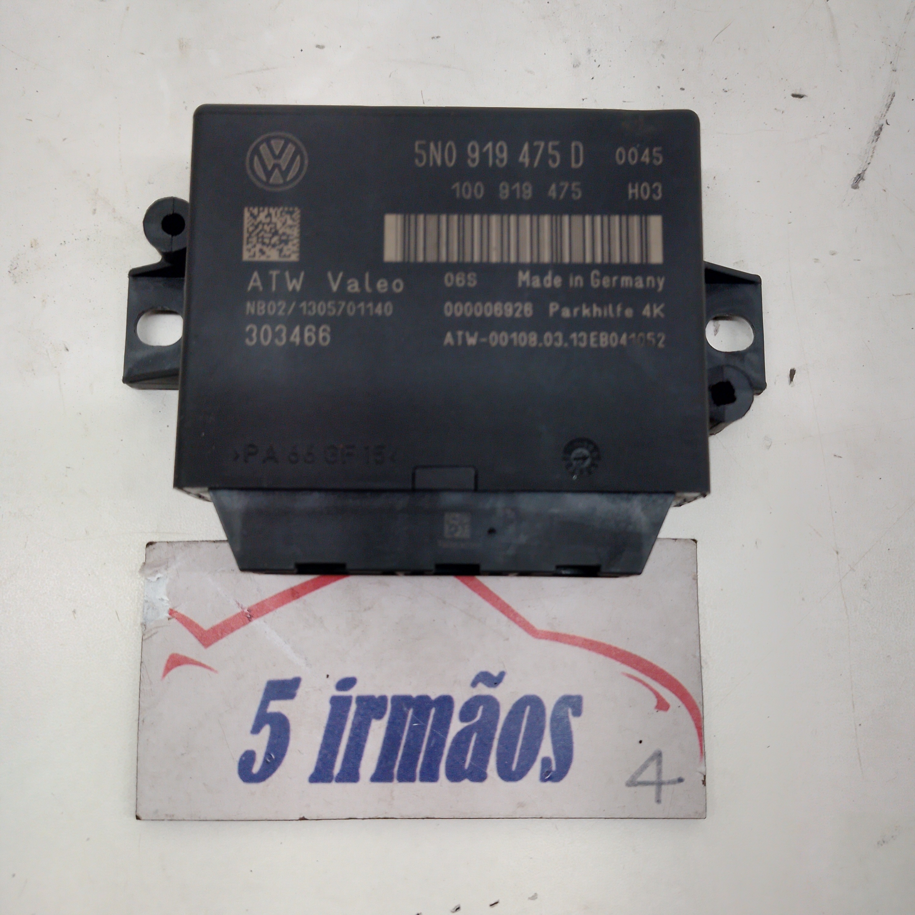 Módulo Estacionamento Vw Tiguan Tsi 2.0 2013 N5n0919475d
