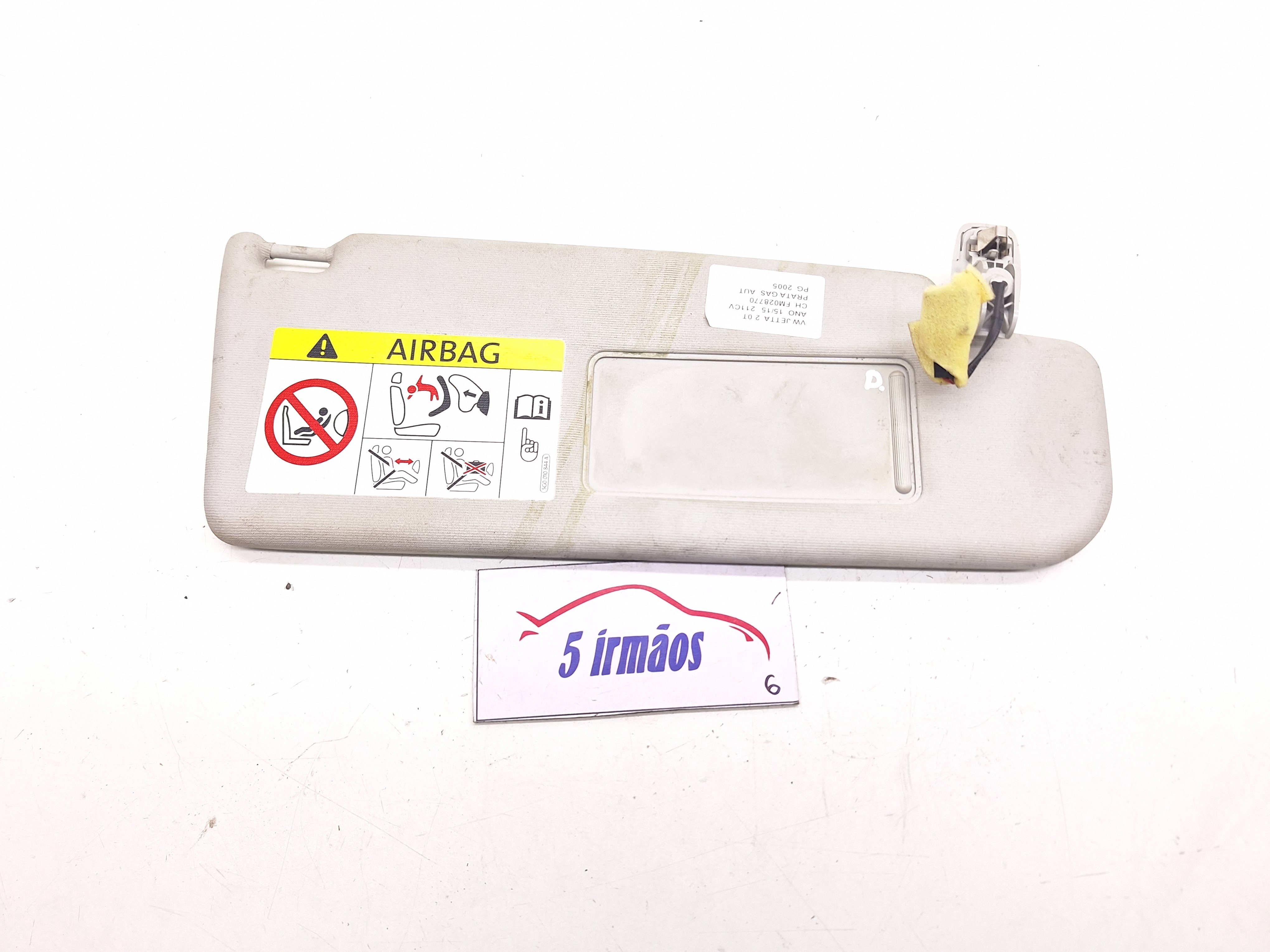Quebra Sol Direito Vw Jetta Tsi 2.0 2014/ 2015 Nº5c6857552