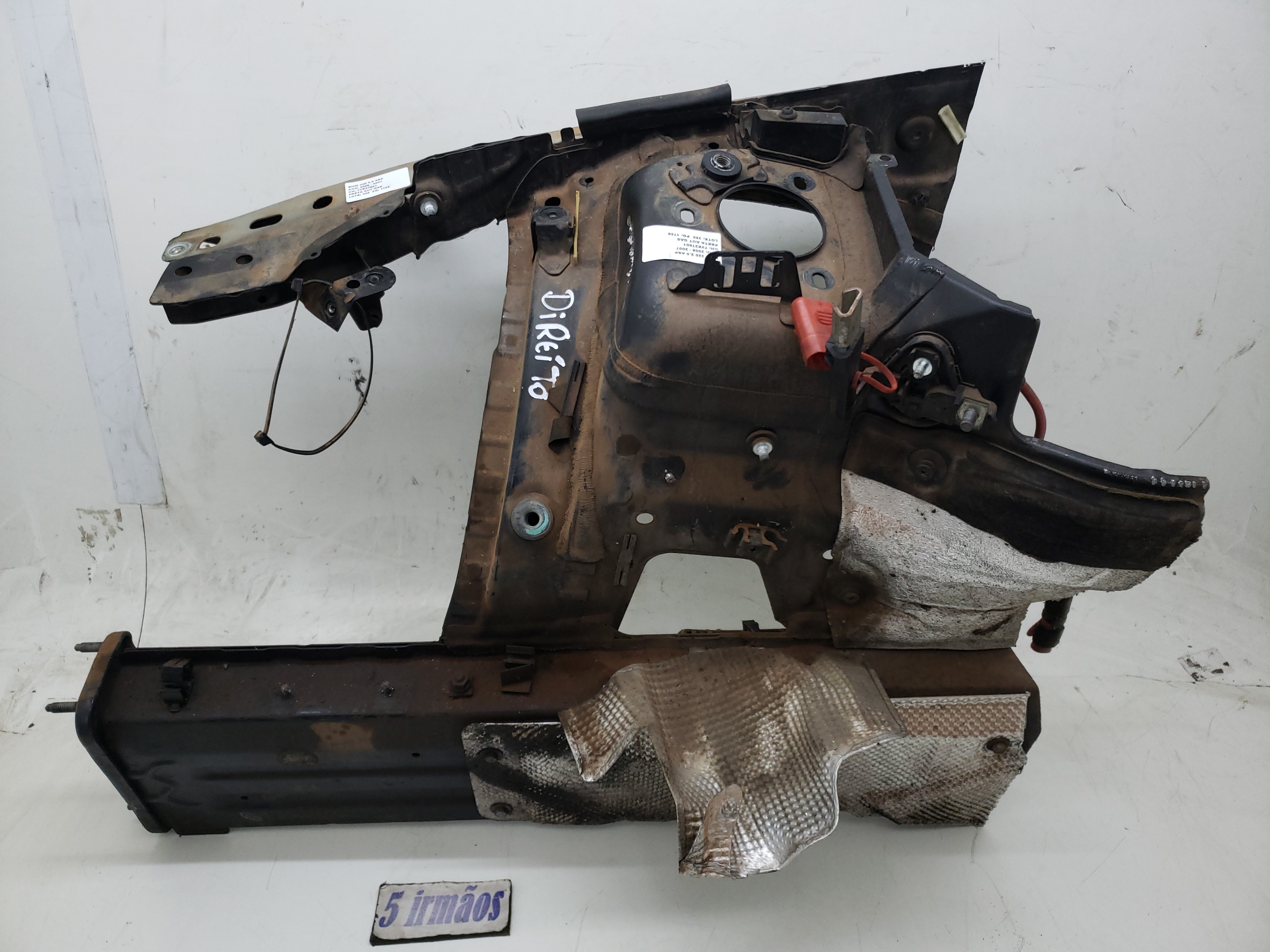 Longarina Lado Direito Bmw 320i 2.0 Asp 2006 / 2007 / 2008