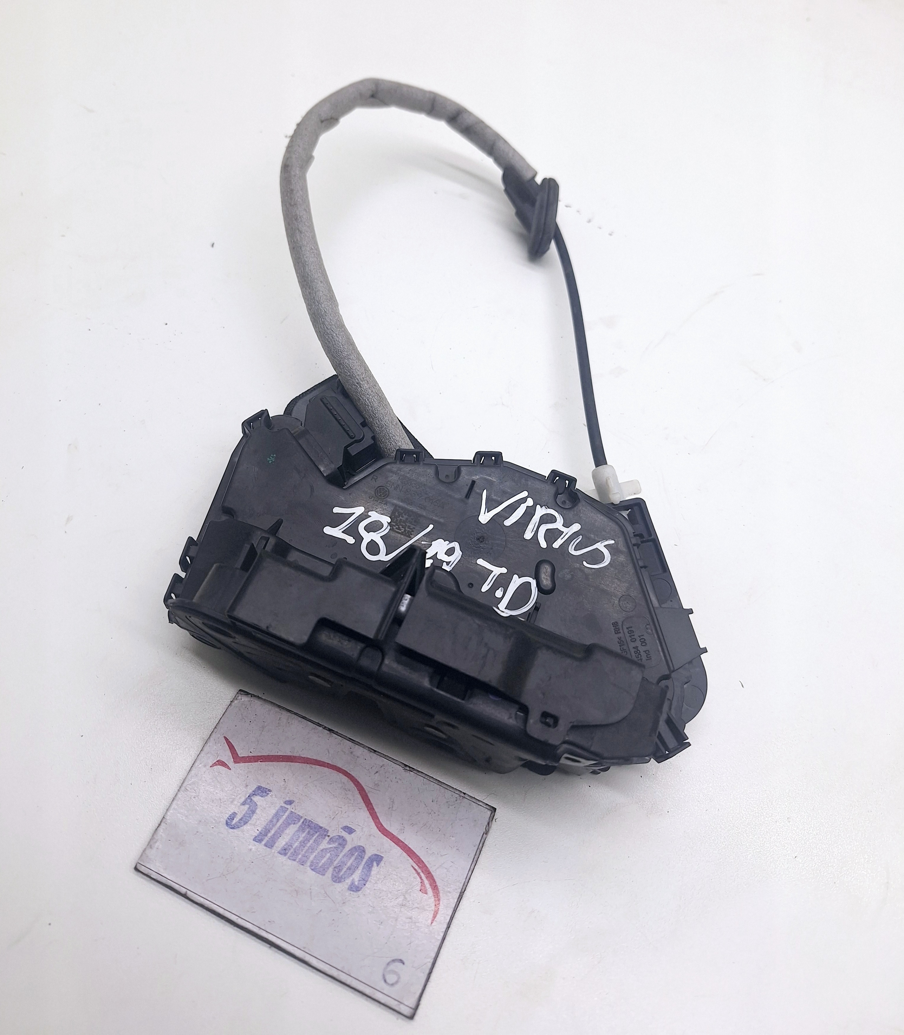 Fechadura Porta Traseira Direita Vw Virtus 1.0 Tsi 2019