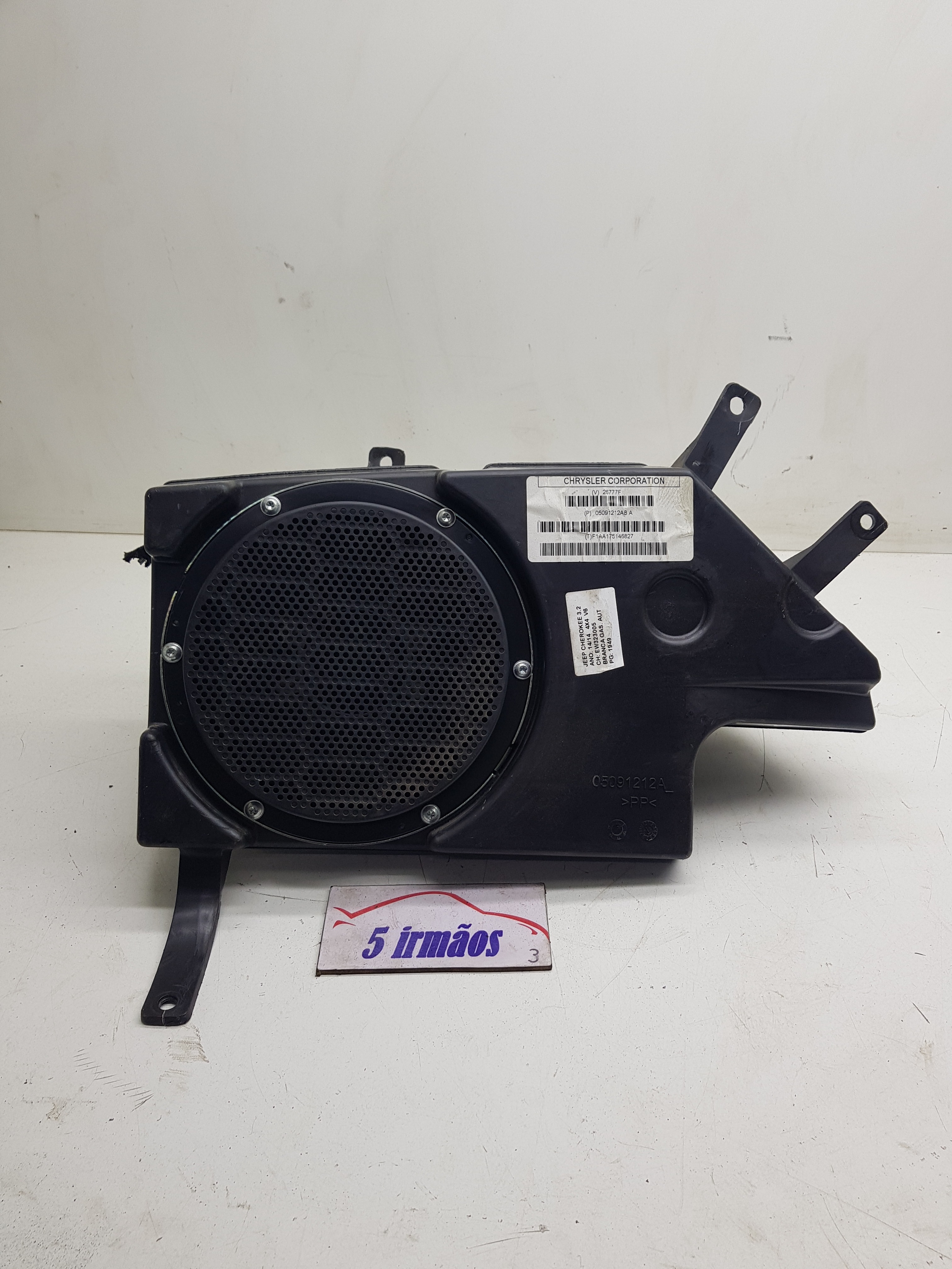 Alto Falante Jeep Cherokee 3.2 2014 / 2015 Nº05091212ab