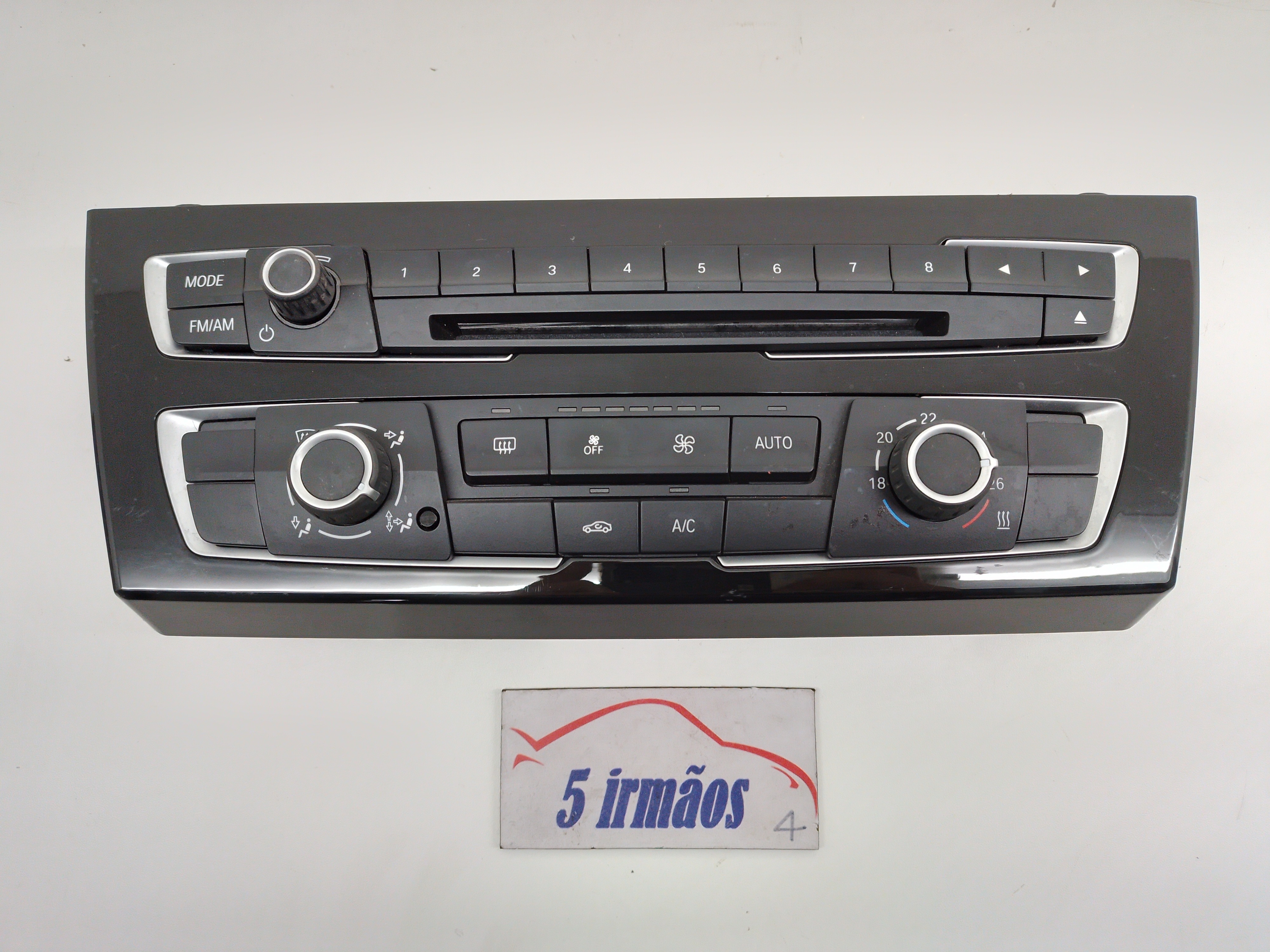 Comando Ar Condicionado / Radio Bmw 120i 2.0 Turbo 2015 2016