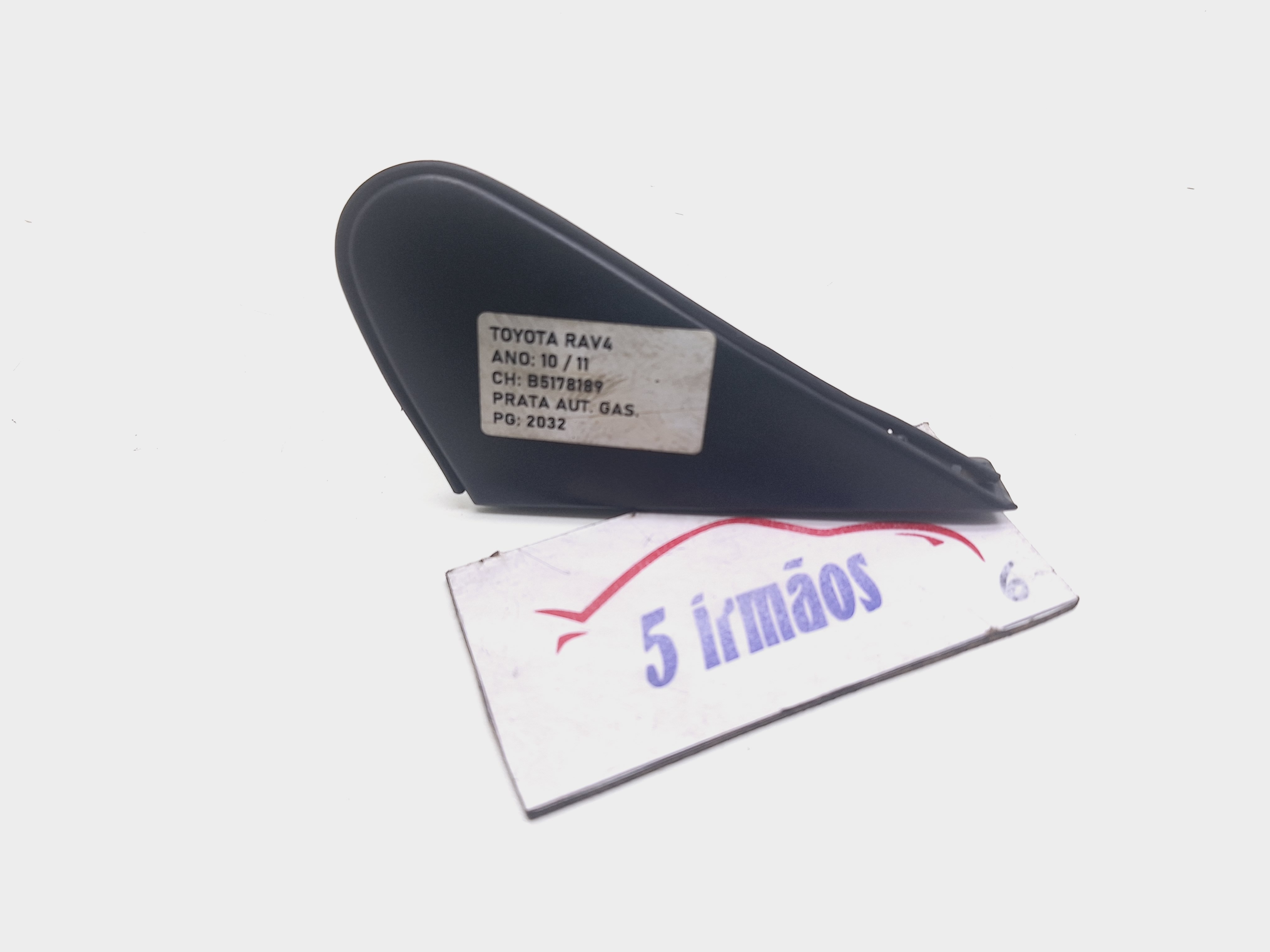 Acabamento Externo Retrovisor Esquerdo Rav4 2.4 2010/ 2011 Preto