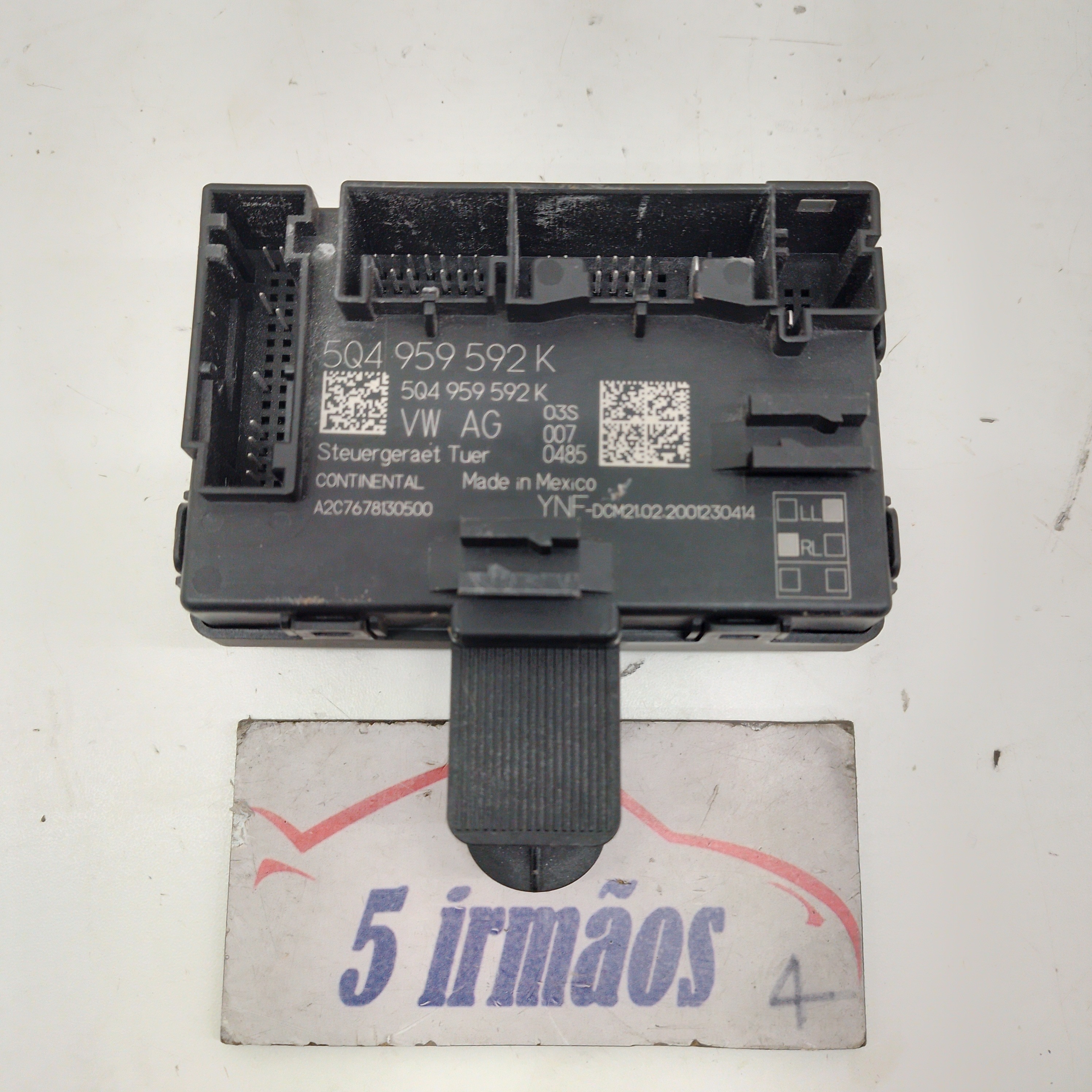 Módulo Porta Dianteira Esquerda Vw Tiguan 350 Tsi 2.0 2020
