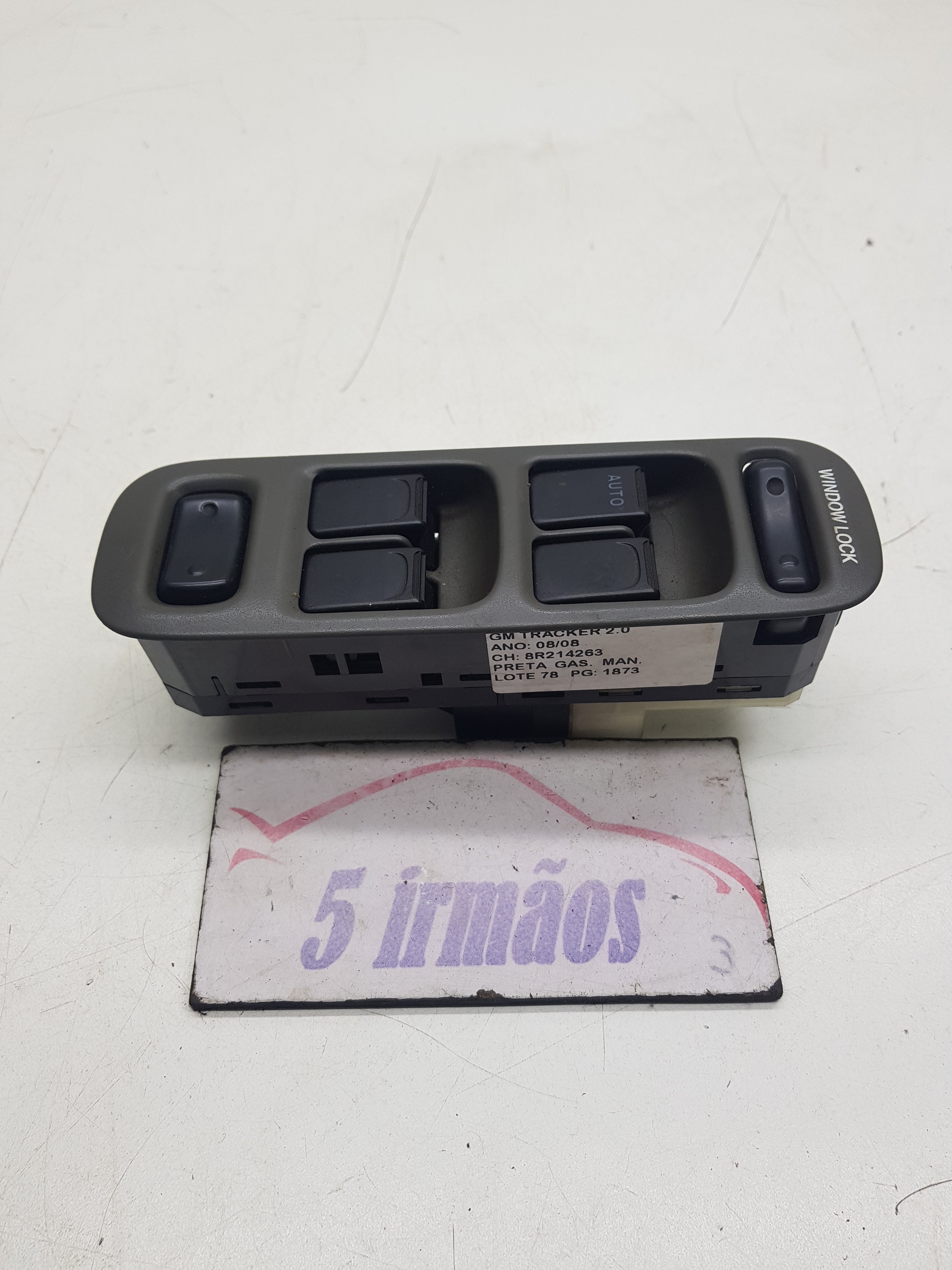 Comando Vidro Dianteiro Esquerdo Gm Tracker 2.0 2007 / 2008