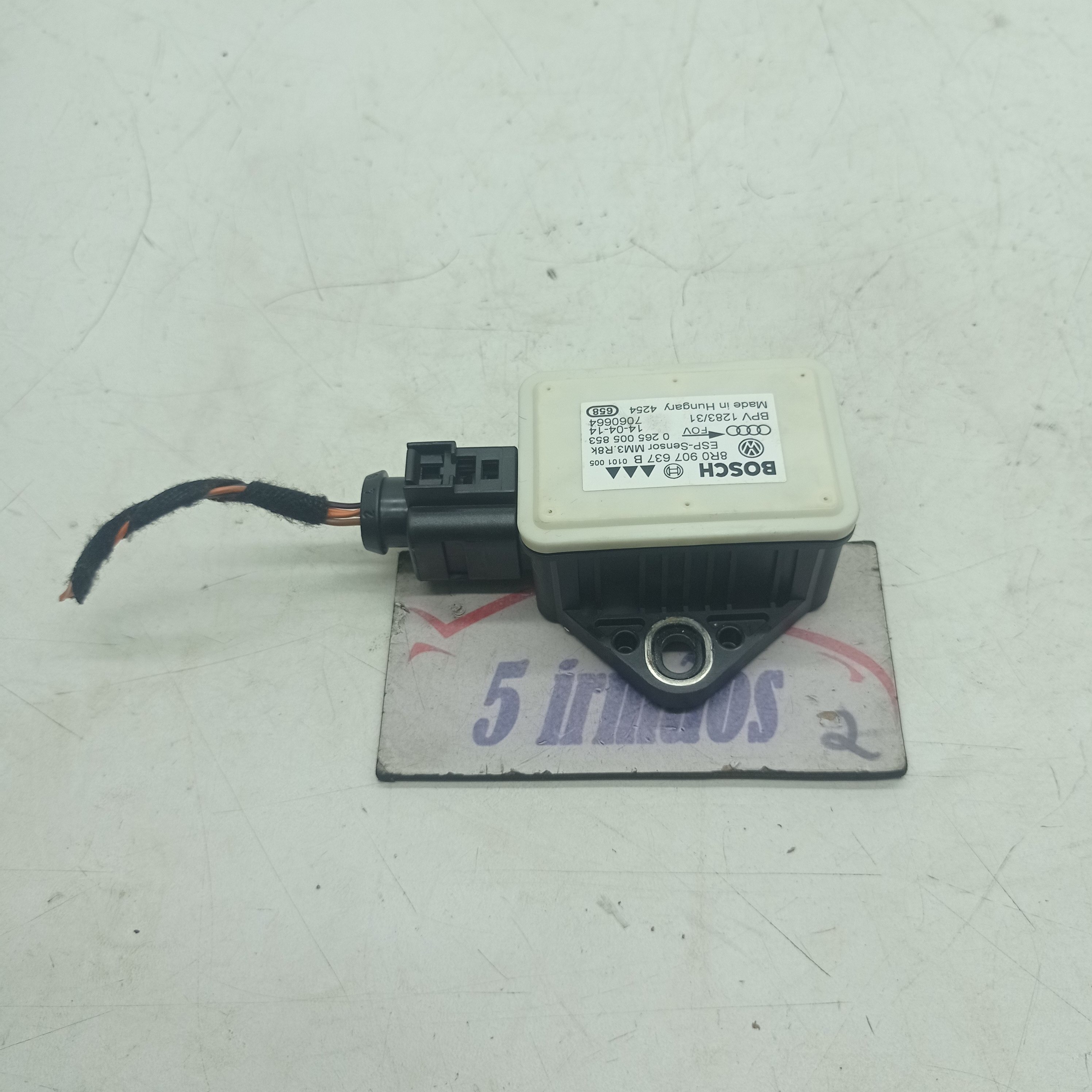 Módulo Sensor Estabilidade Audi S5 Tfsi 3.0 2014 8r0907637b