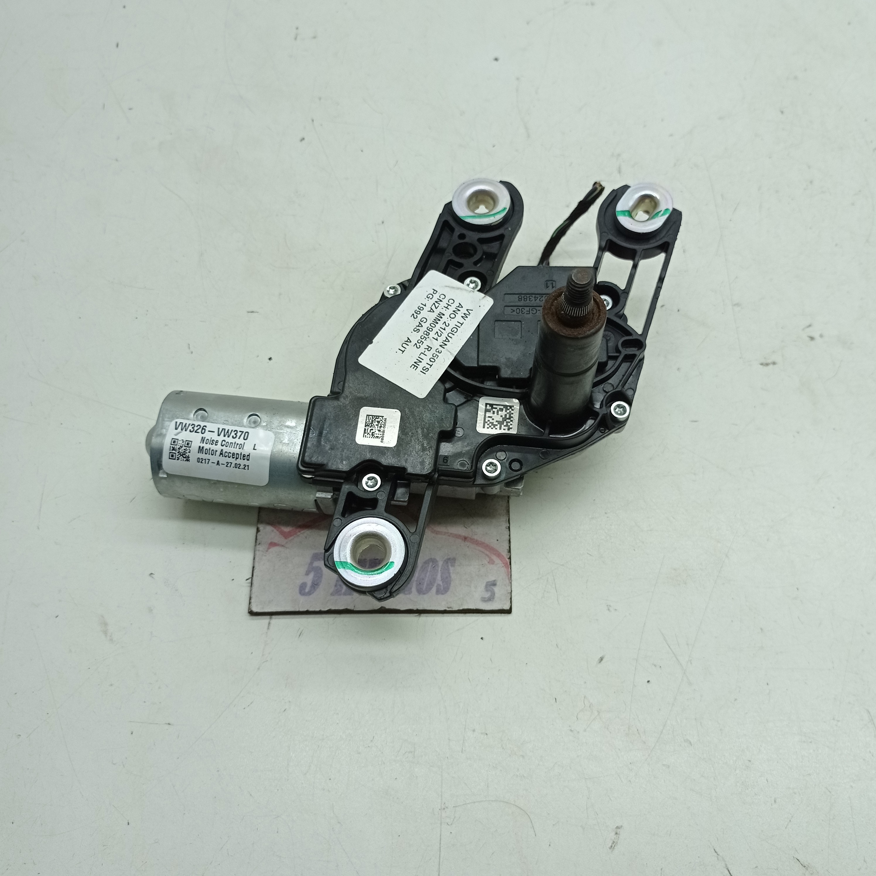 Motor Limpador Traseiro Vw Tiguan Rline Tsi 2.0 2021