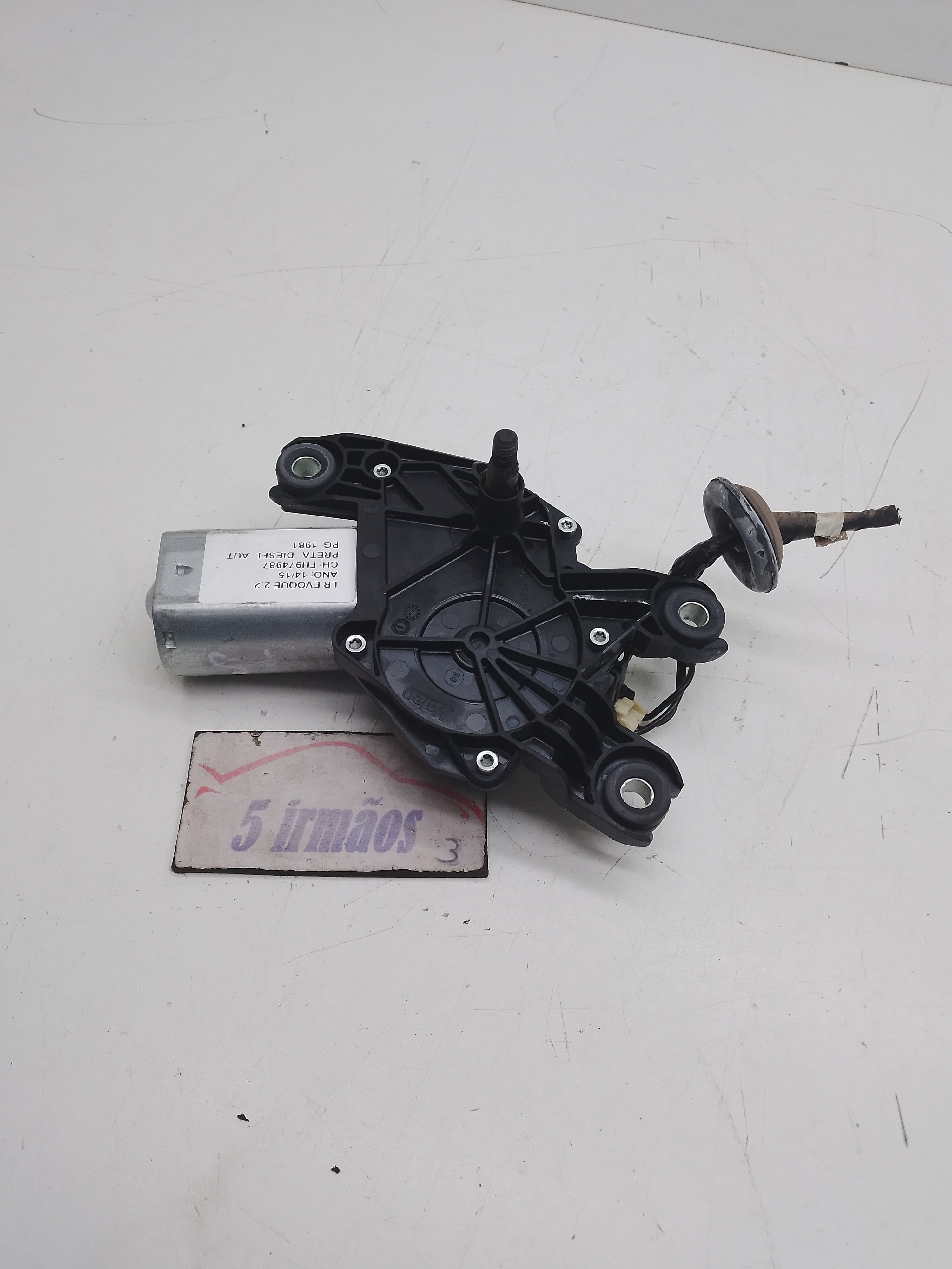 Motor Limpador Vigia Range Rover Evoque 2.2 2014 / 2015