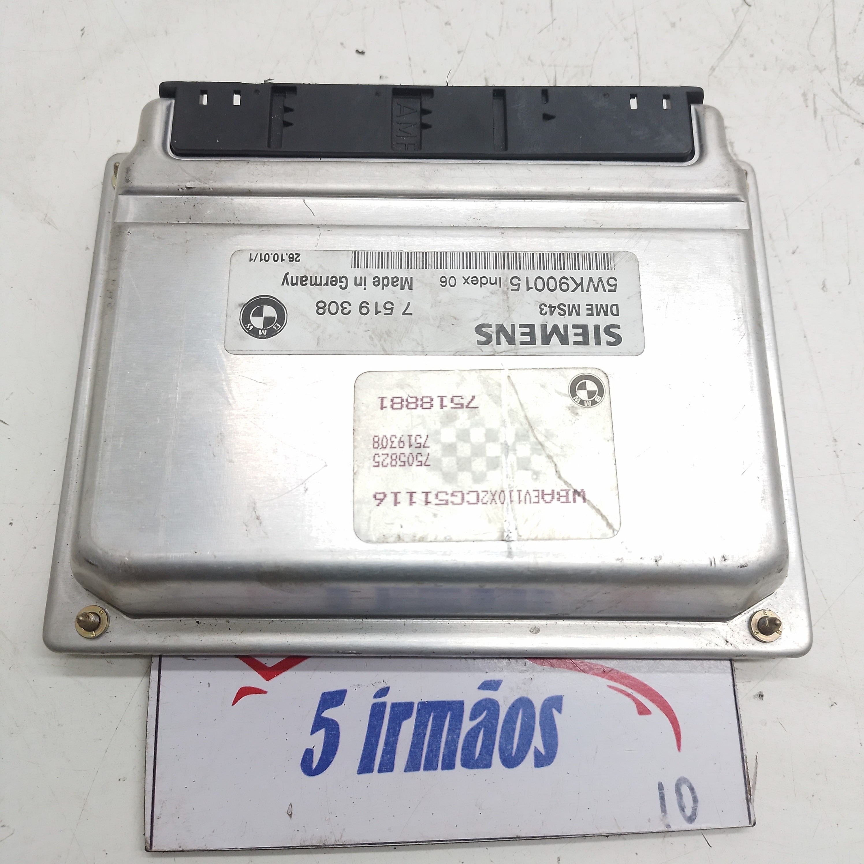 Módulo Injeção Bmw 320i  2001 / 2002 N7519308