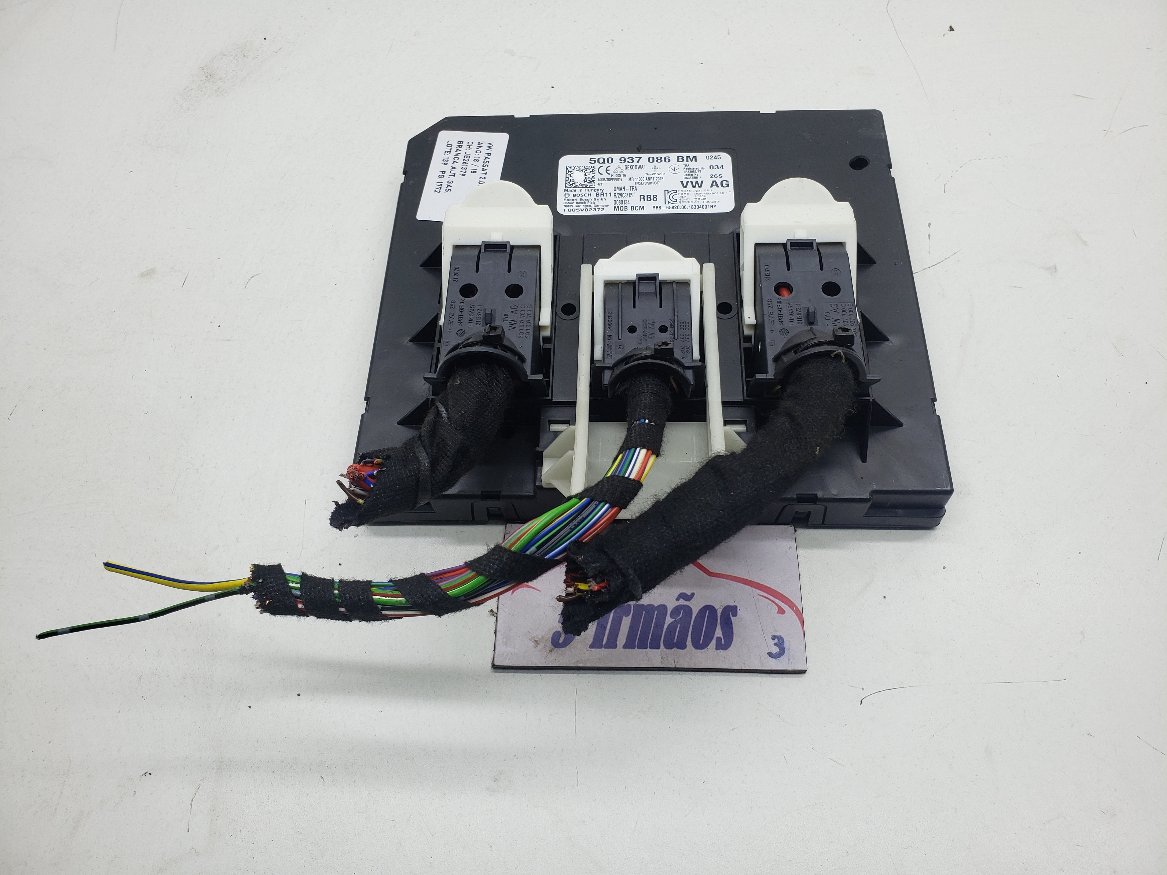 Módulo Conforto Bcm Vw Passat Tsi 2.0 2018 N5q0937086bm