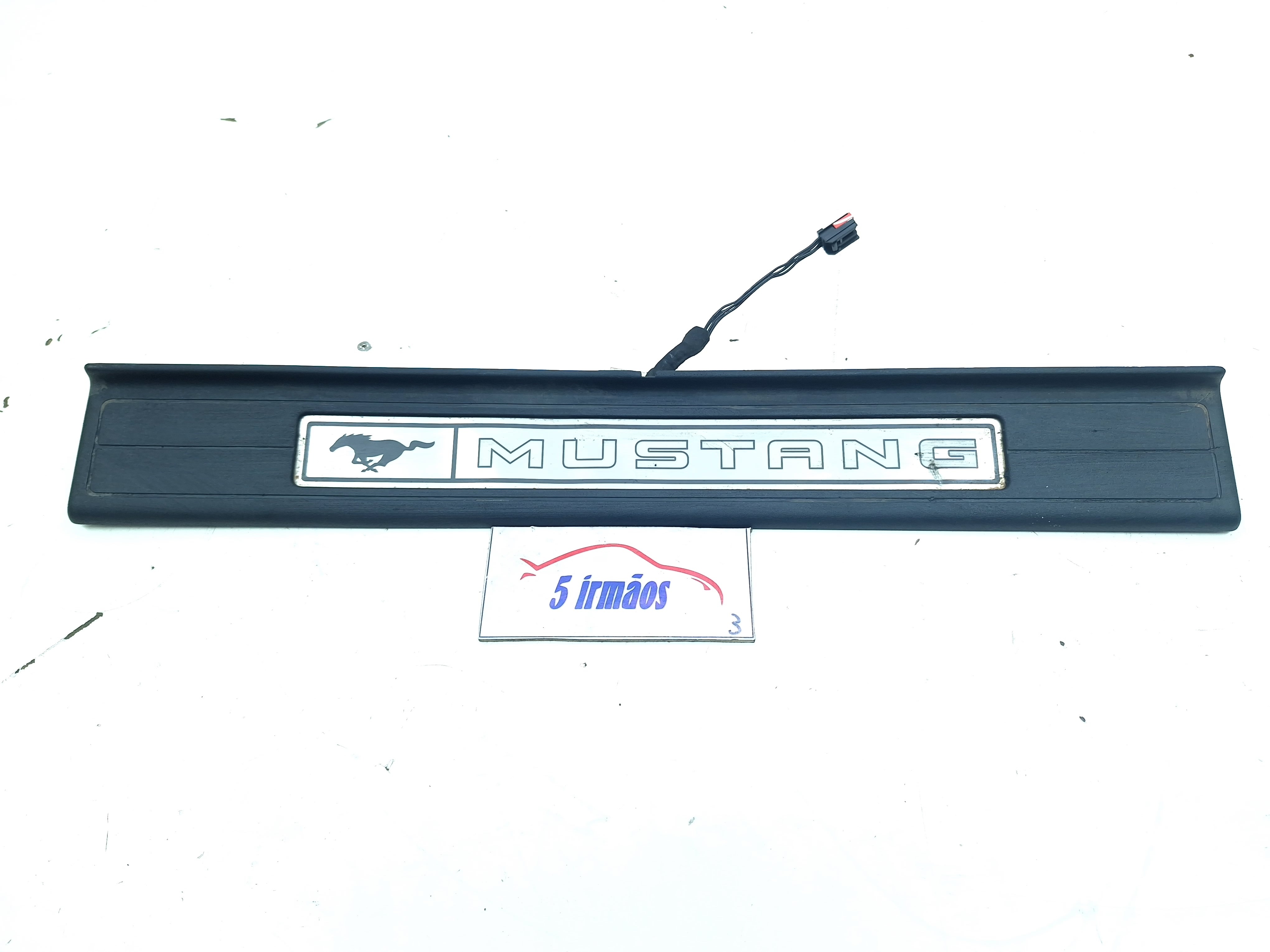 Soleira Porta Ford Mustang Gt 5.0 2018 / 2019 Preto