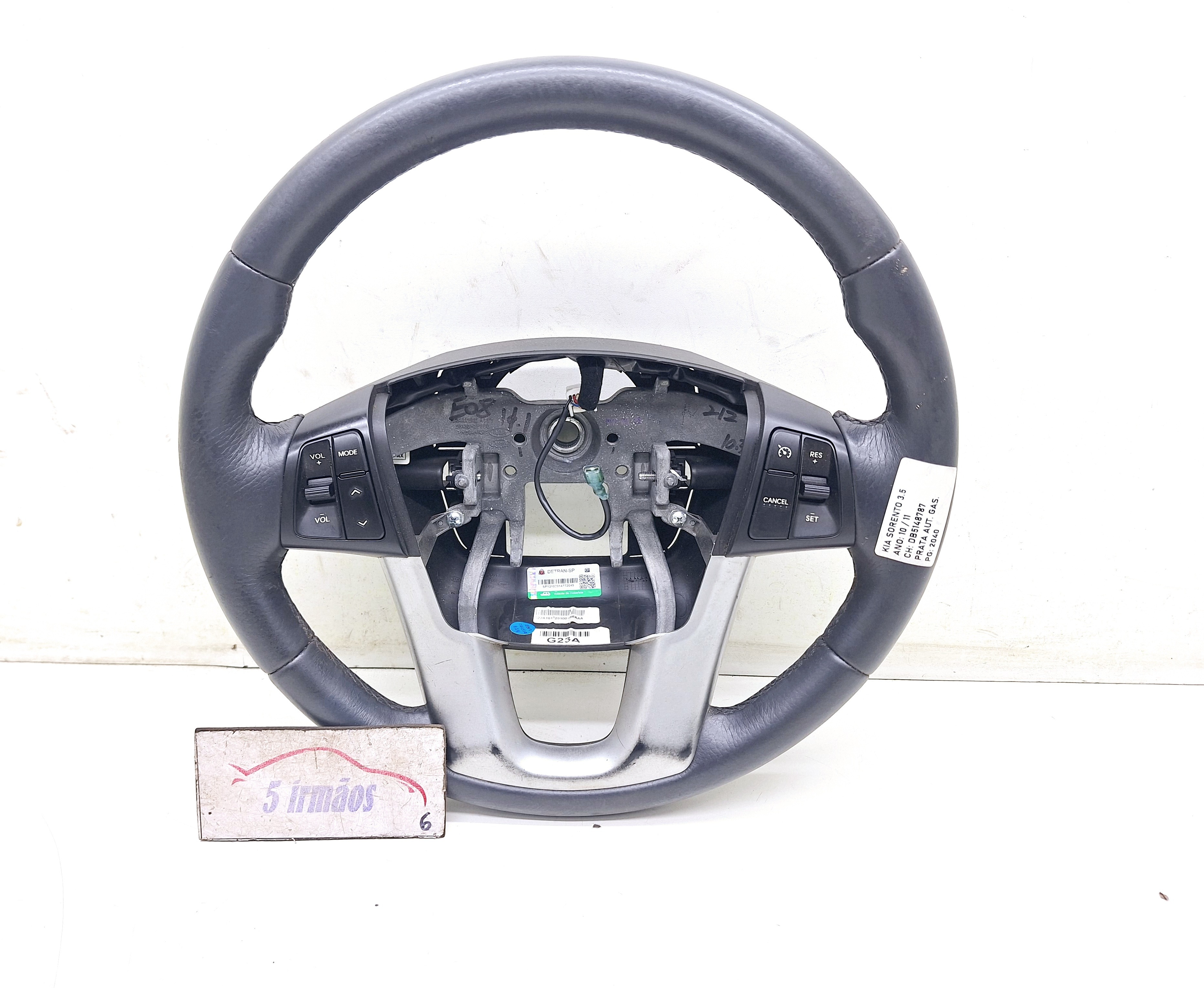Volante Aro Direção Kia Sorento 3.5 2010/ 2011 Nº561302p000 Preto