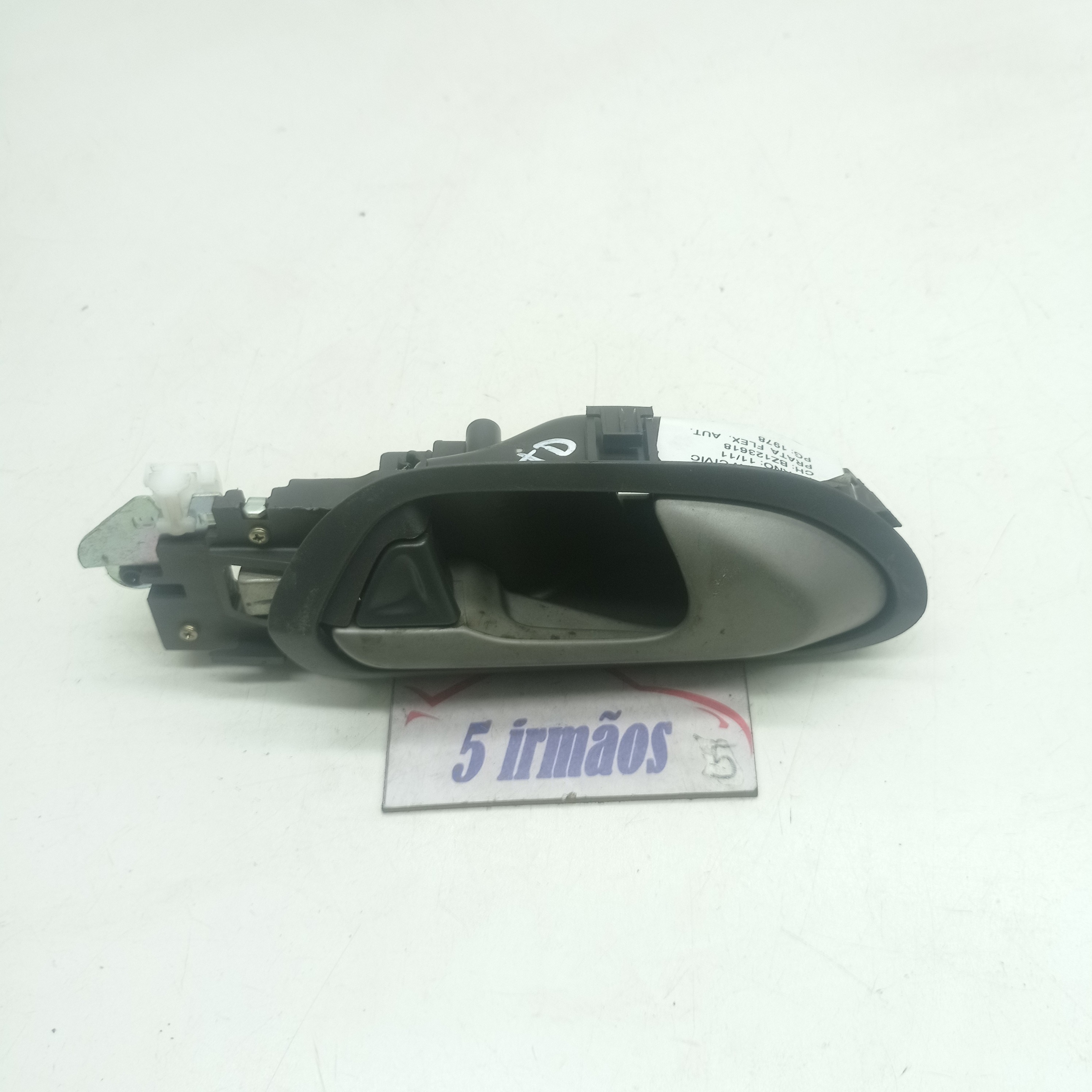 Maçaneta Interna Traseira Direita Honda New Civic 1.8 2011 Cinza Traseira