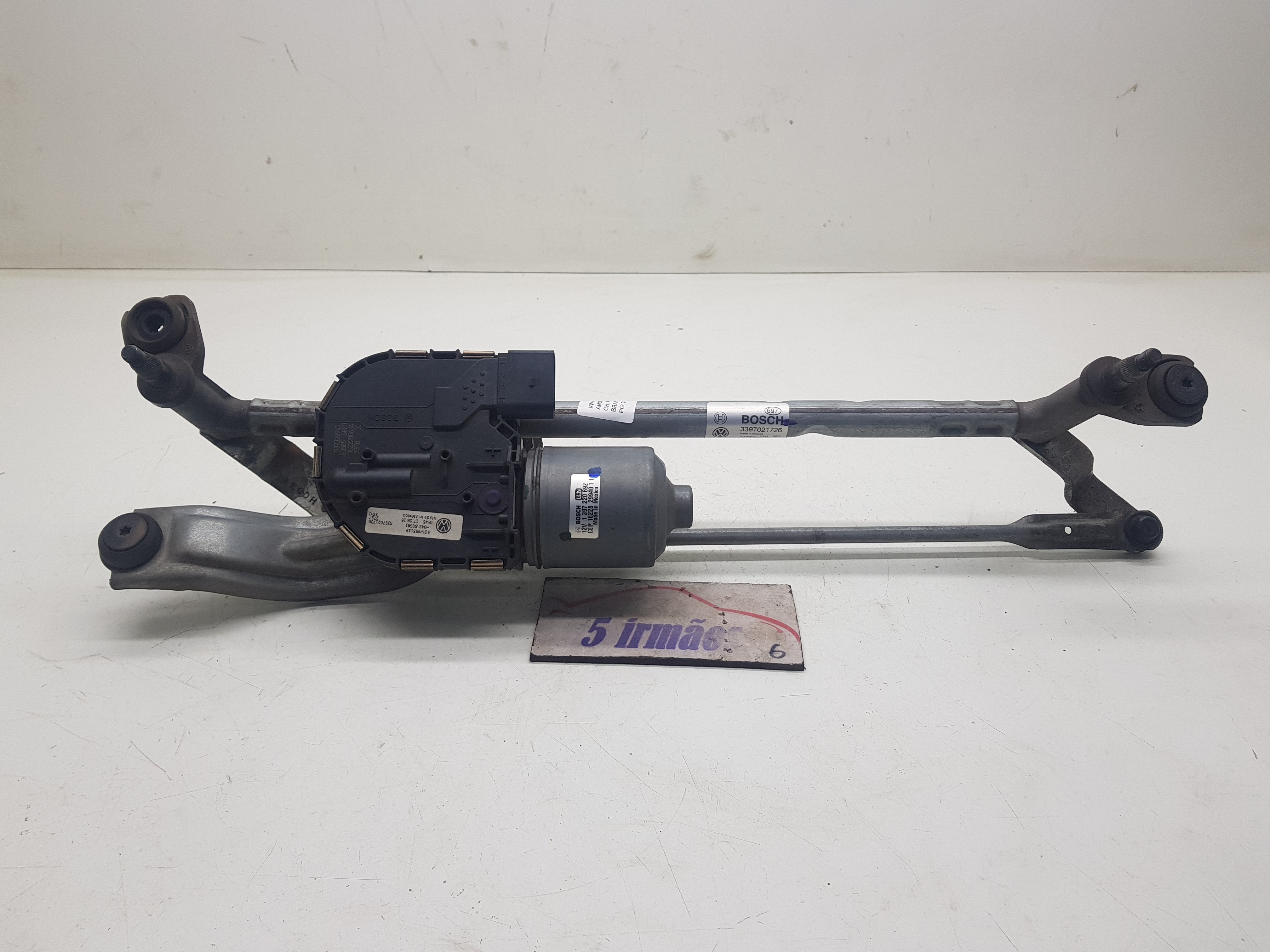 Motor Limpador Parabrisa Vw Golf Gti 2.0 2016/ 2017