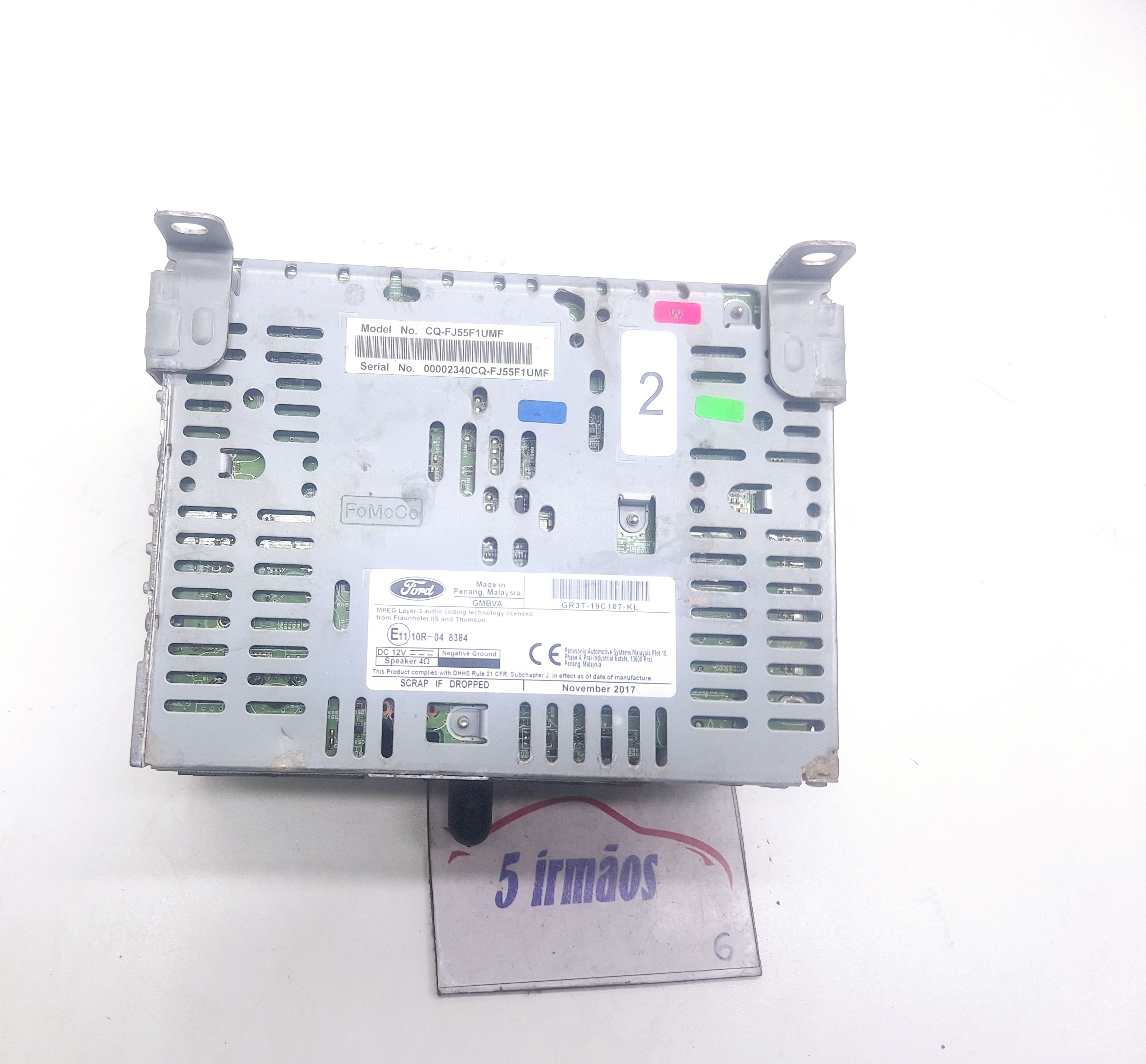 Rádio Cd Player Ford Mustang 5.0 V8 2018 Ngr3t19c107