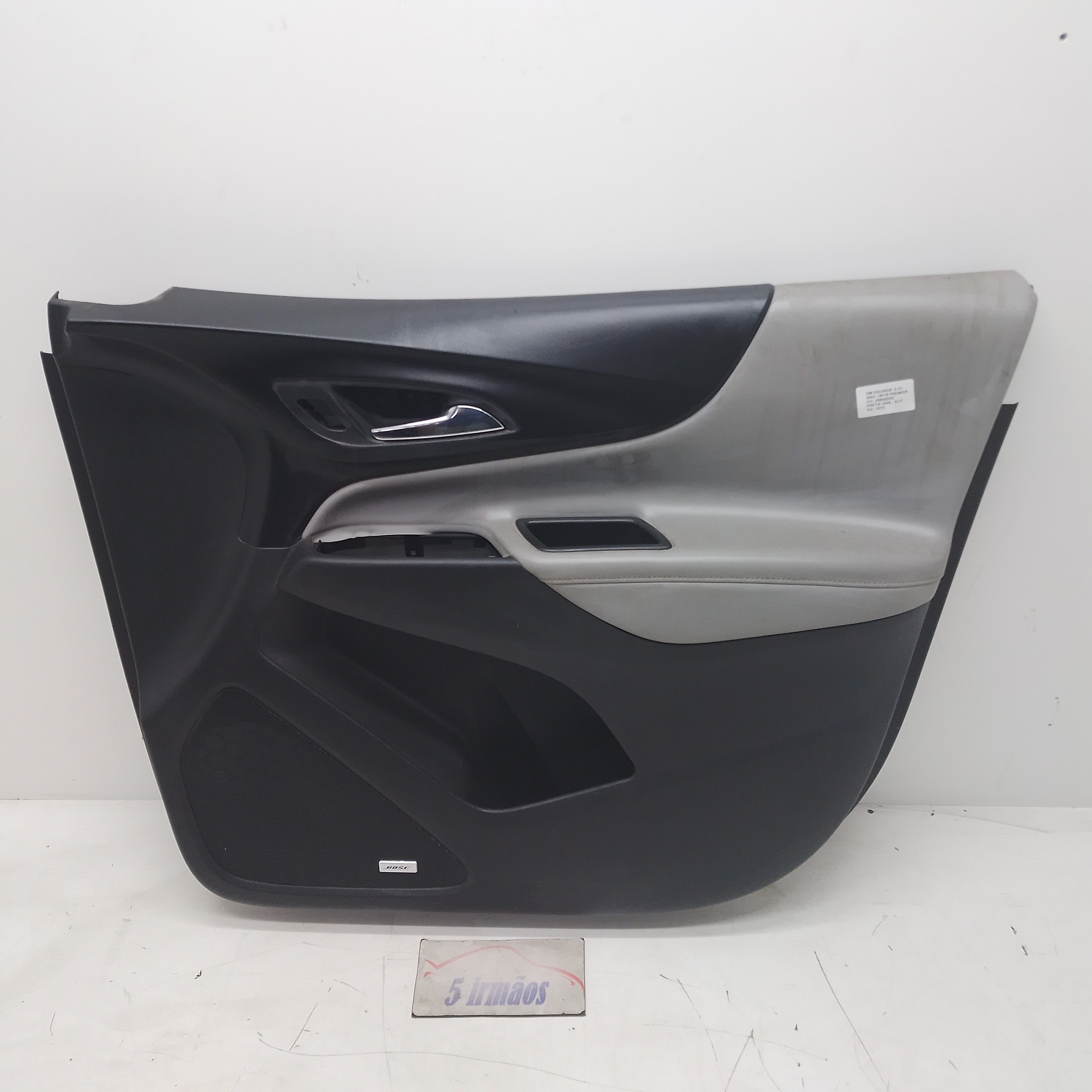Forro Porta Dianteira Direita Gm Equinox Premier 2.0 2018 Preto