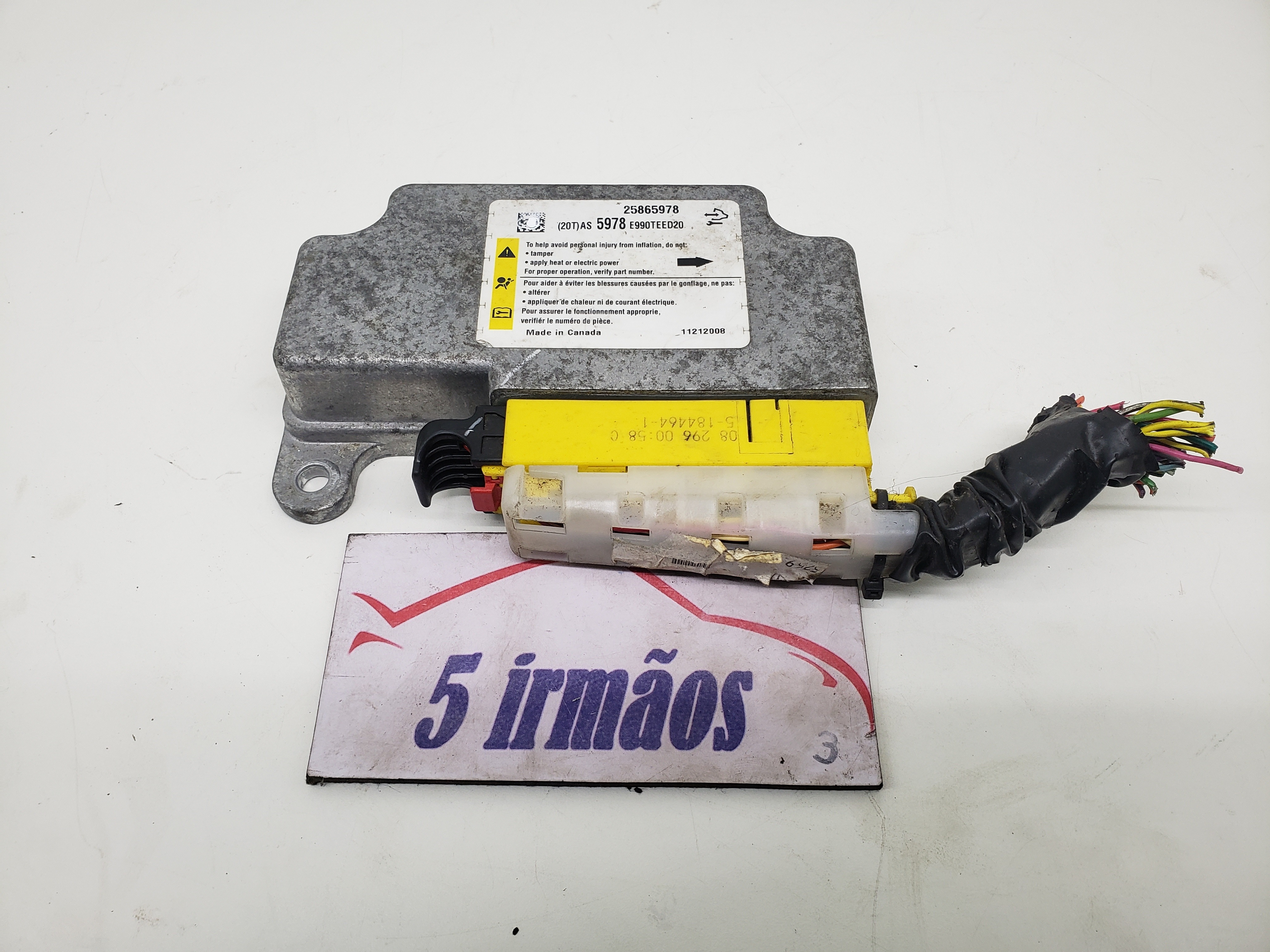 Módulo Airbag estourado Gm Captiva 2008 / 2009 N25865978