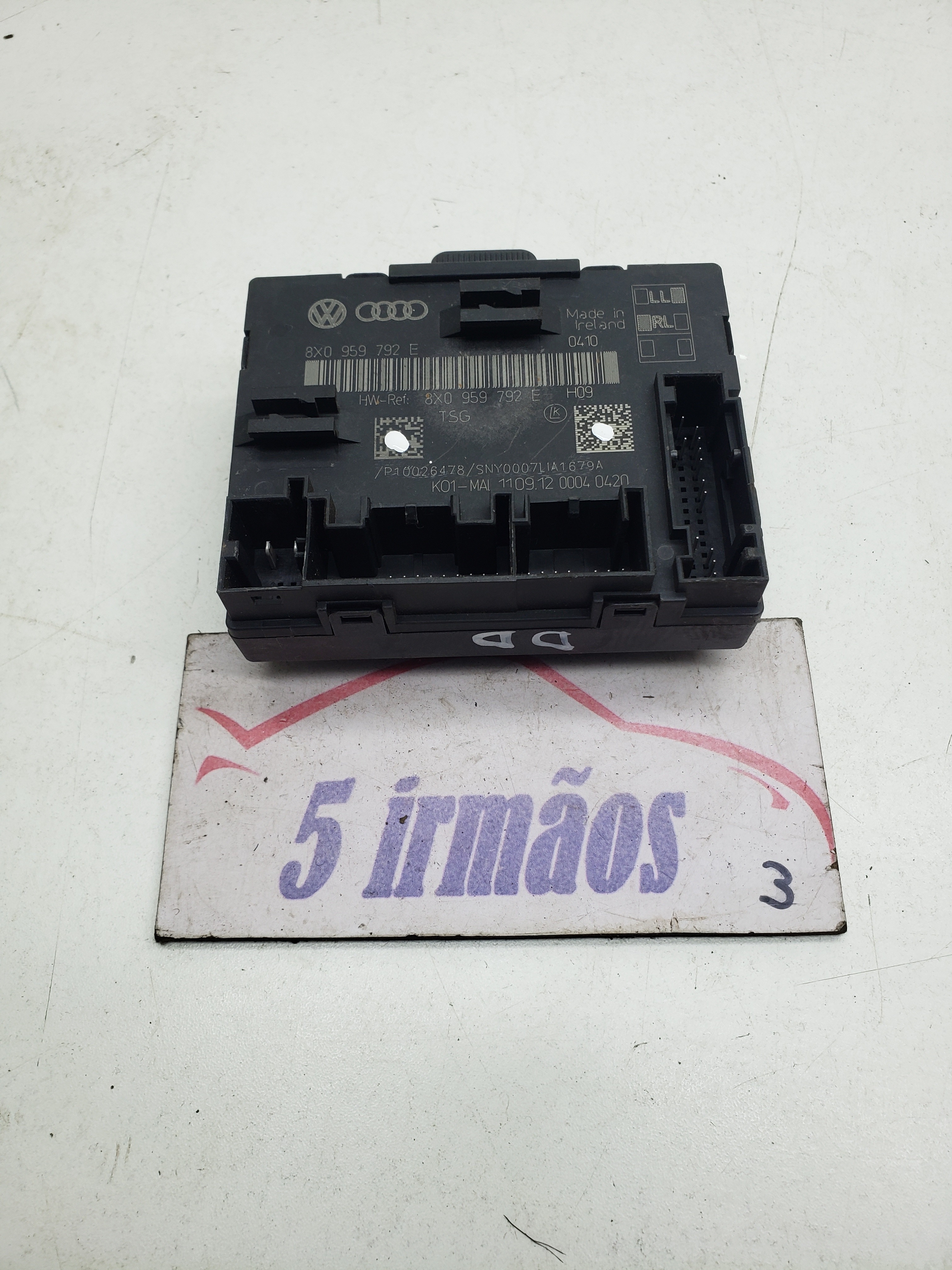 Módulo Porta Dianteira Direita Audi Q3 2.0 2013 Nº8x0959792e