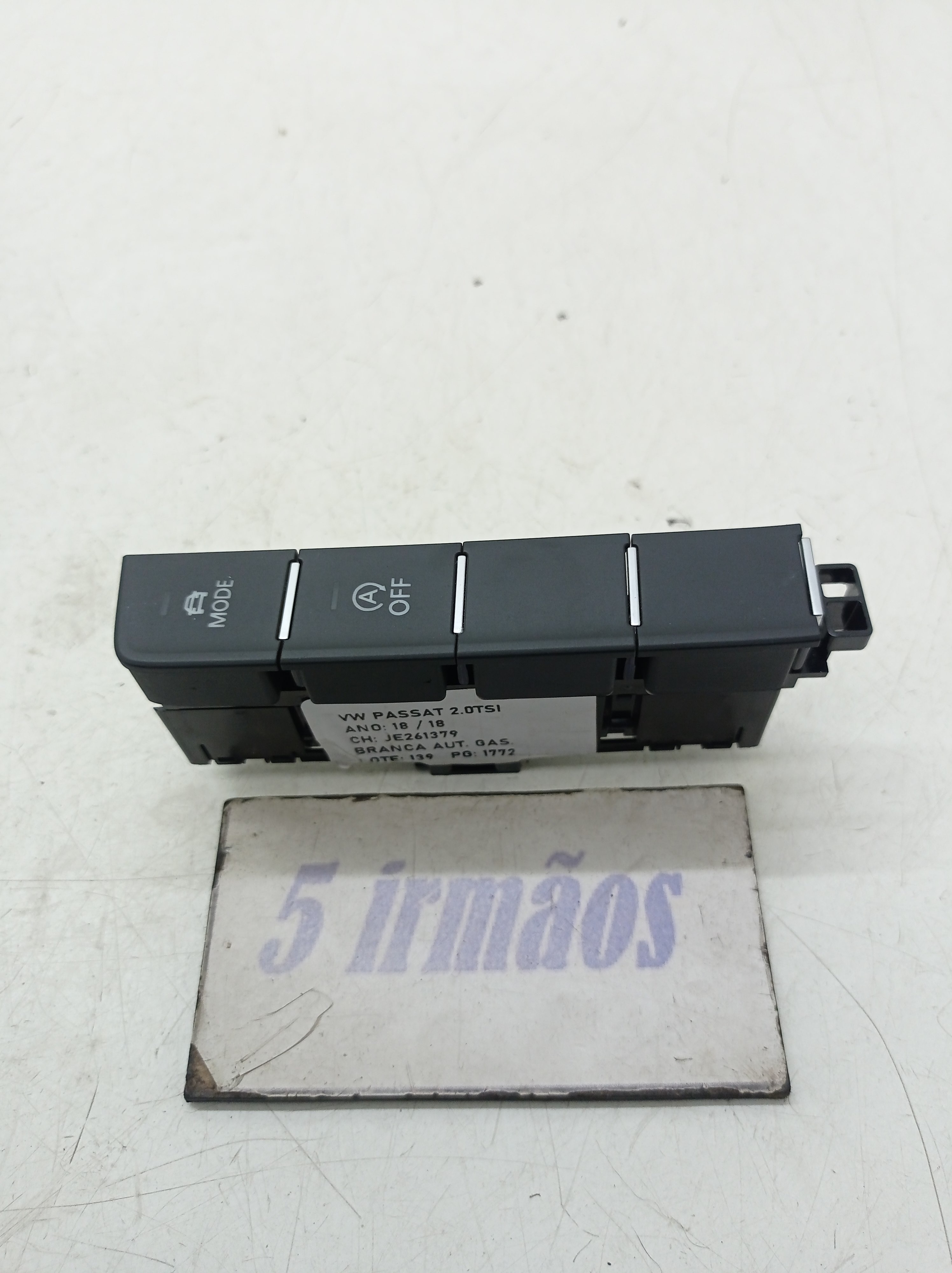 Botão Controle Mode / a Off Vw Passat Tsi 2.0 2018 / 2019