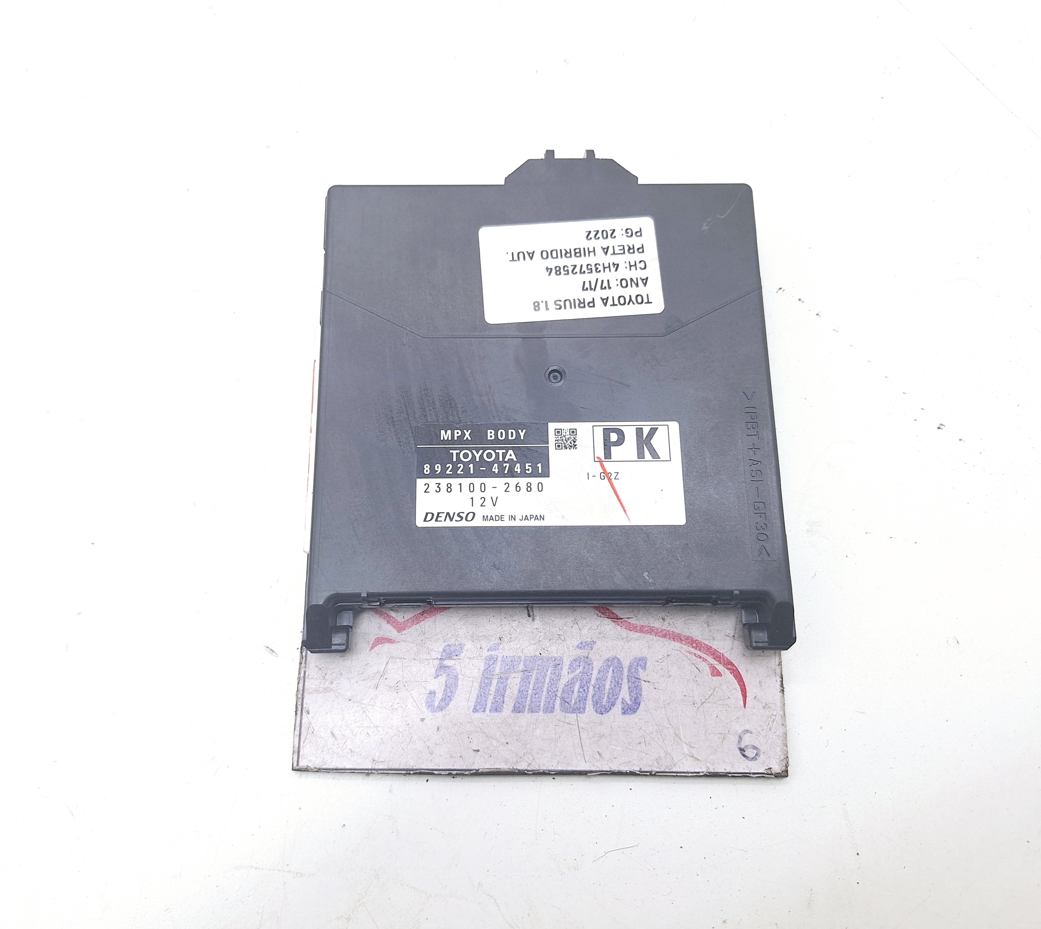 Módulo Mpx Toyota Prius 1.8 2017 Á 2019 Nº8922147451