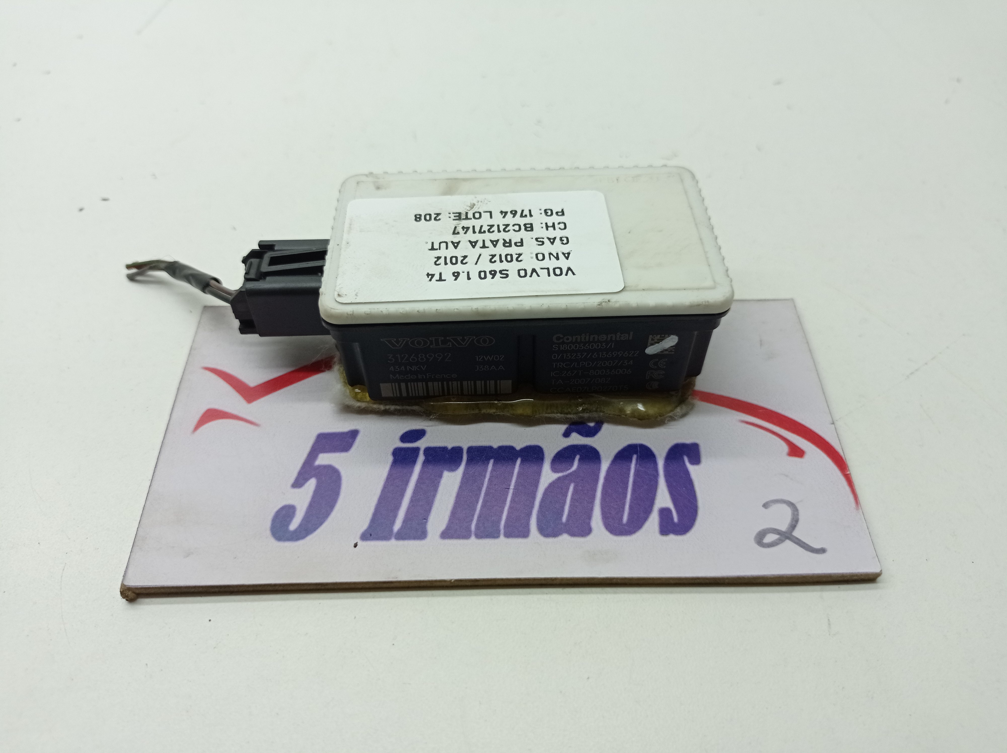 Módulo Sensor Chave Volvo S60 T4 1.6 2012 / 2013 N31268992