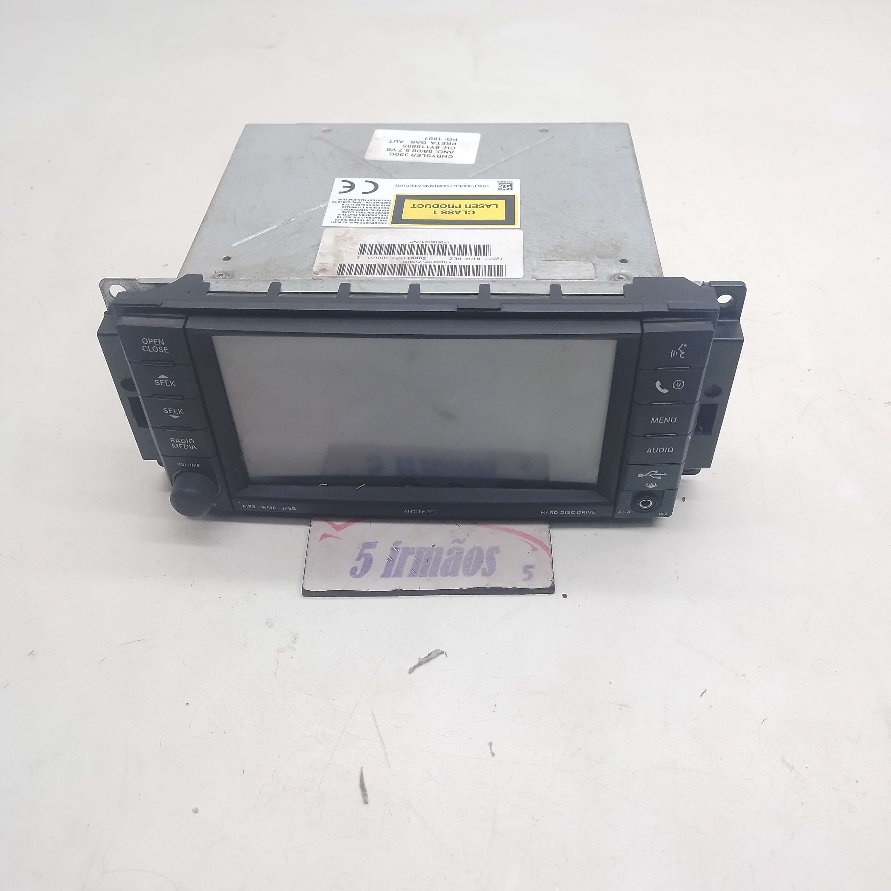 Som Cd Player Chrysler 300c 5.7 V8 2008 Nºp05064247aj