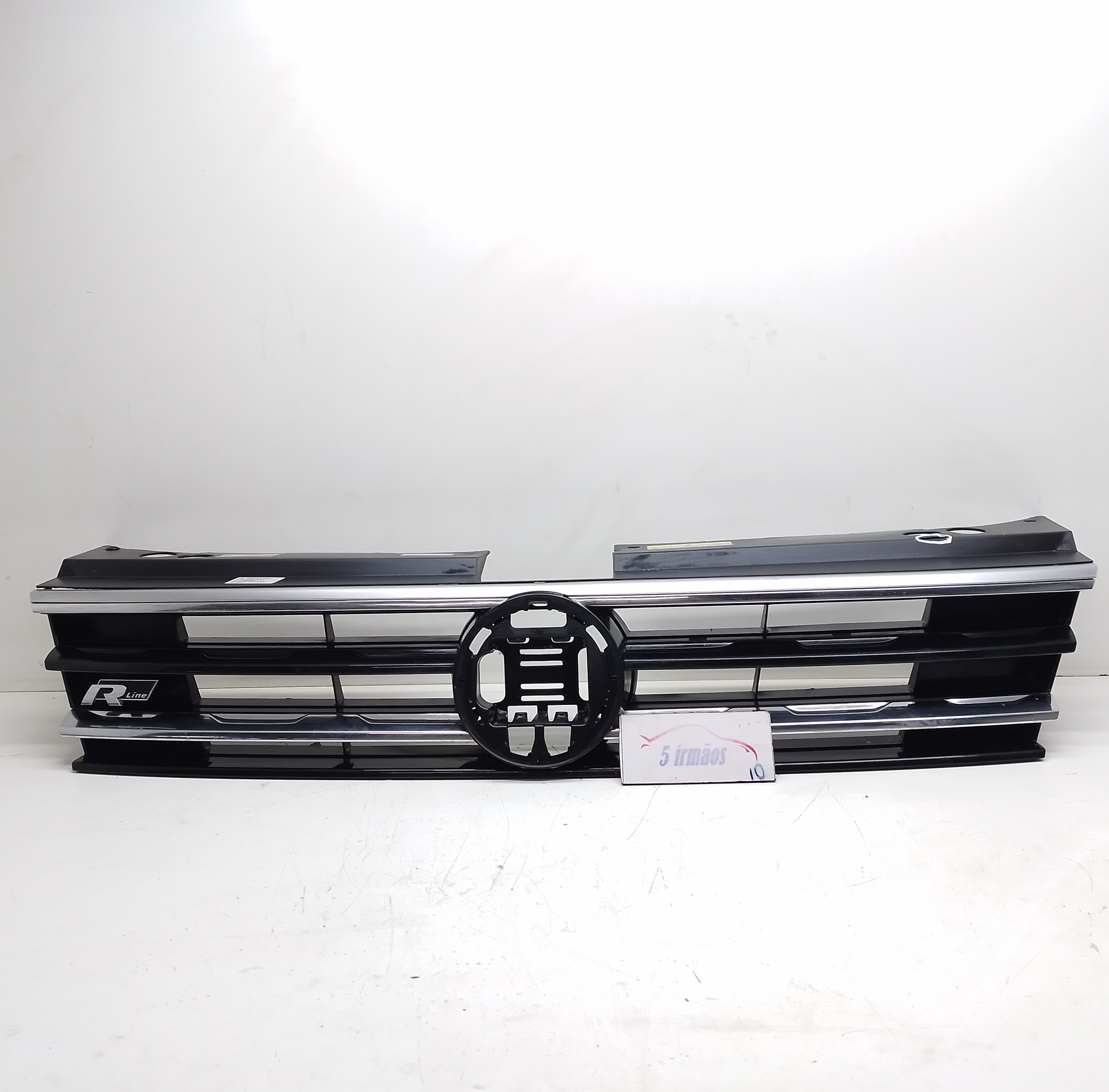 Grade Parachoque Dianteiro Vw Tiguan Tsi 350 2.0 2021 Preto Plástico