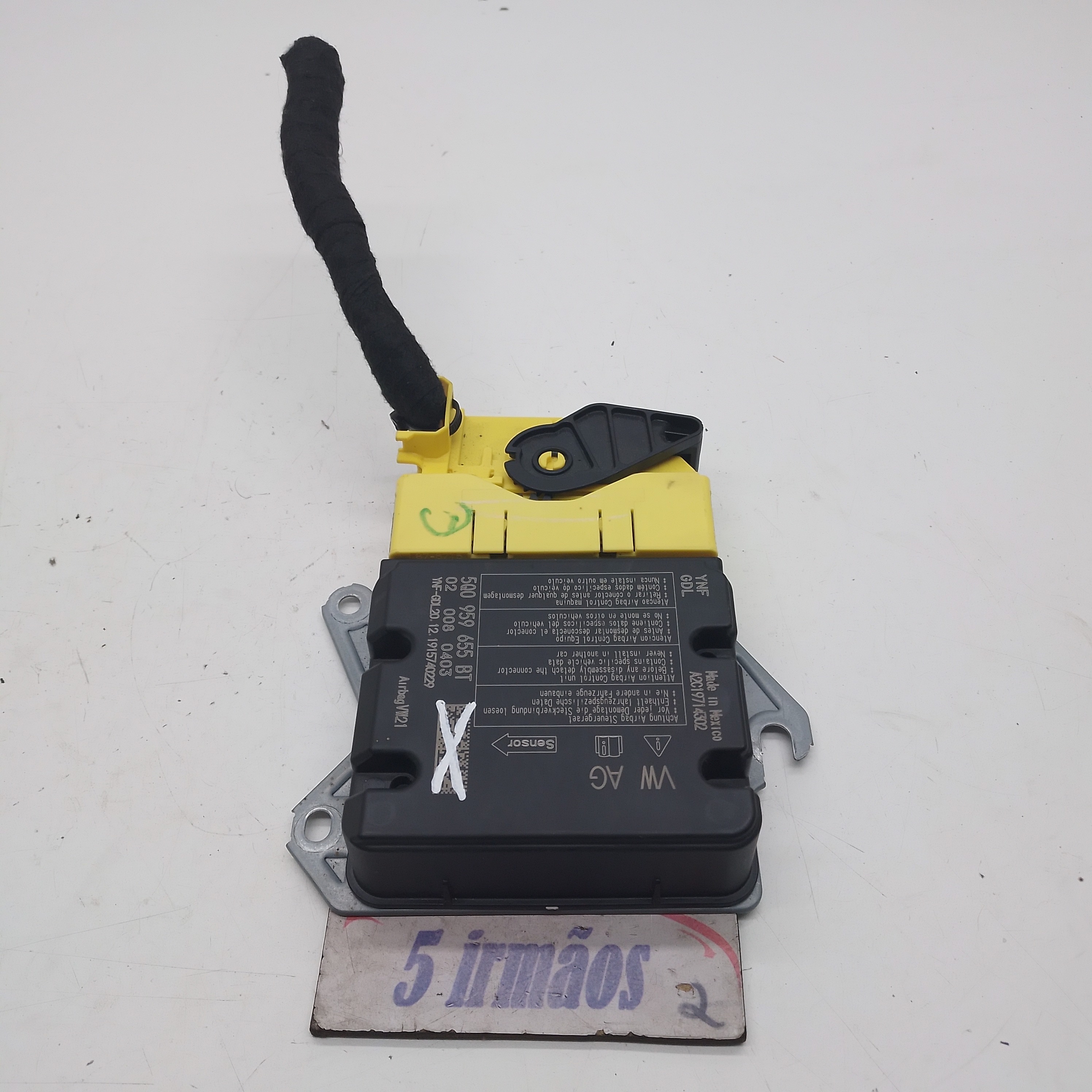 Módulo Airbag Vw Tiguan 350 Tsi 2.0 2020 Nº5q0959655bt