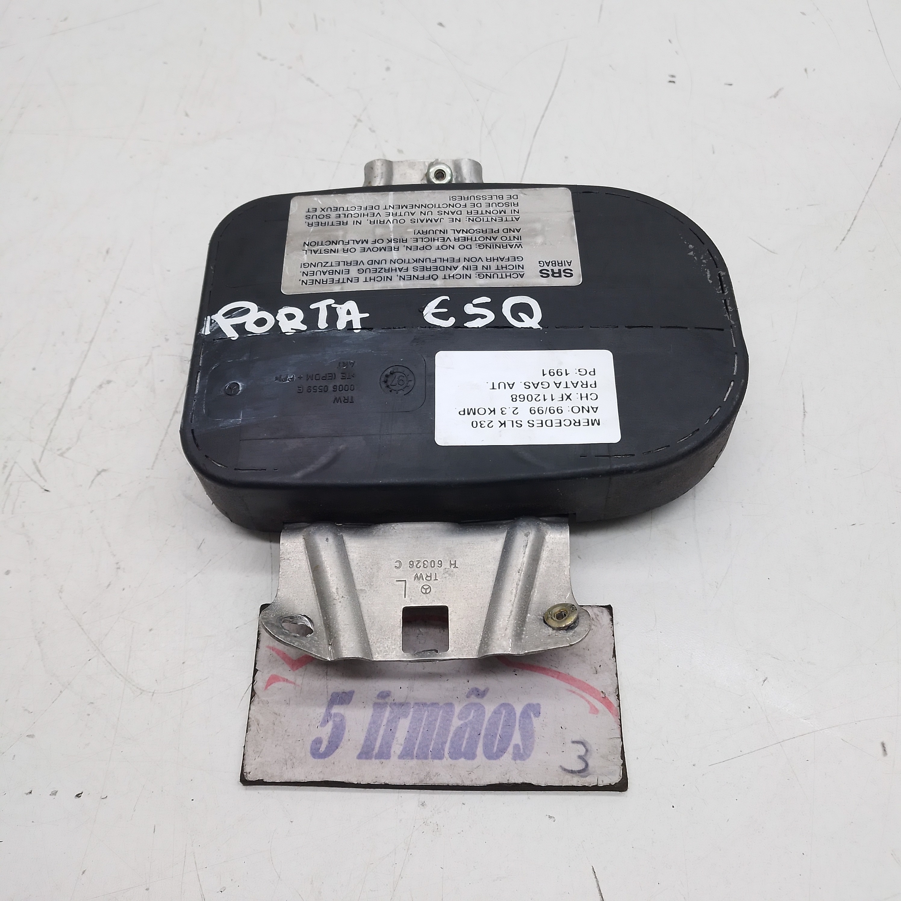 Airbag Porta Esquerda Mercedes Slk230 2.3 1999 / 2000