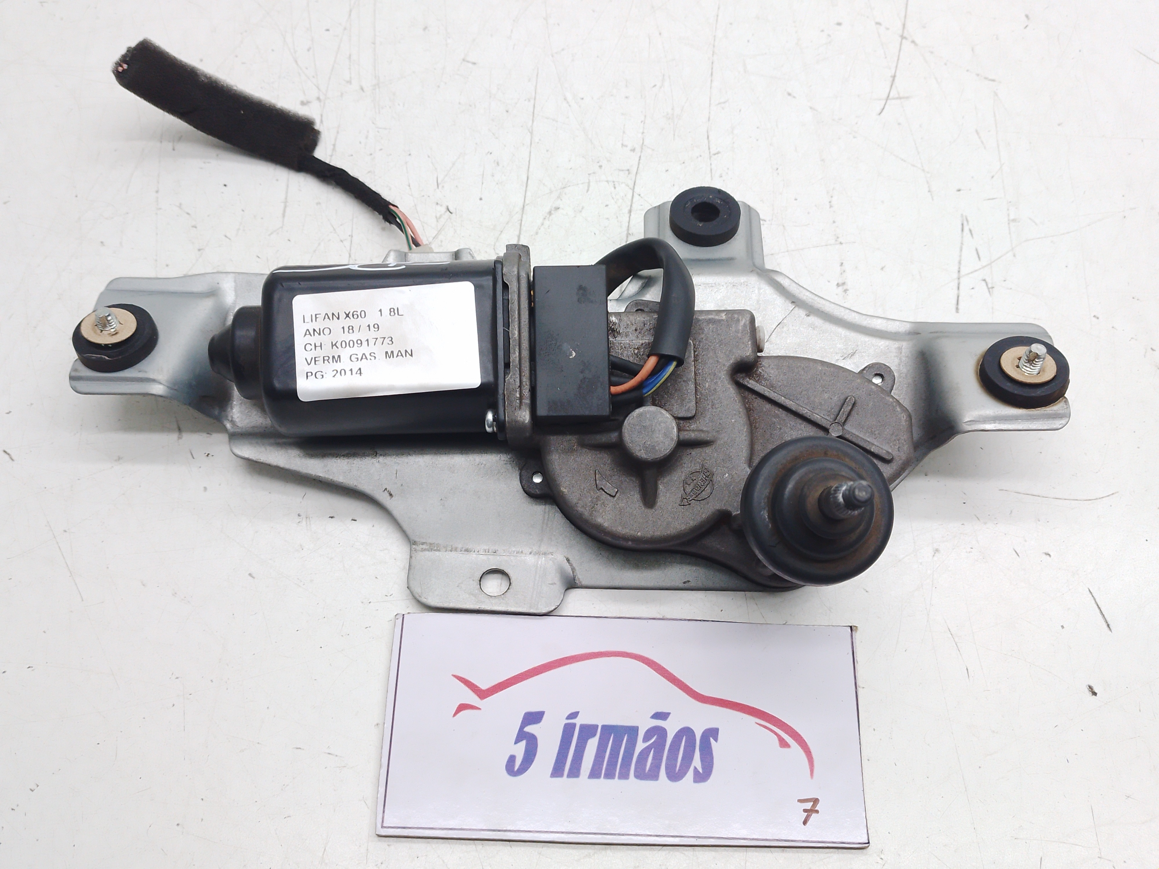 Motor Limpador Vigia Traseiro Lifan X60 1.8 2018 / 2019