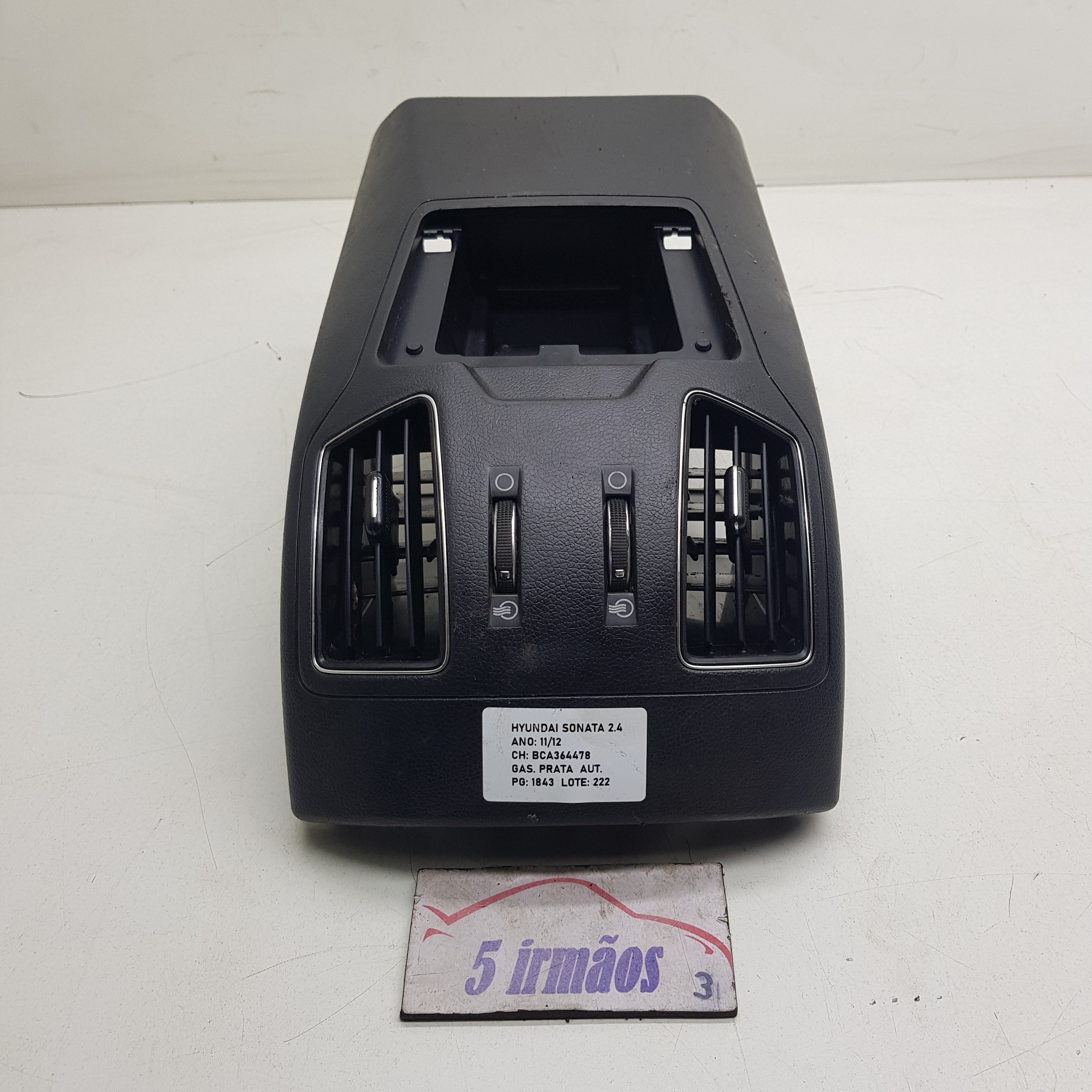Difusor Ar Traseiro Central Hyundai Sonata 2.4 2011 / 2012