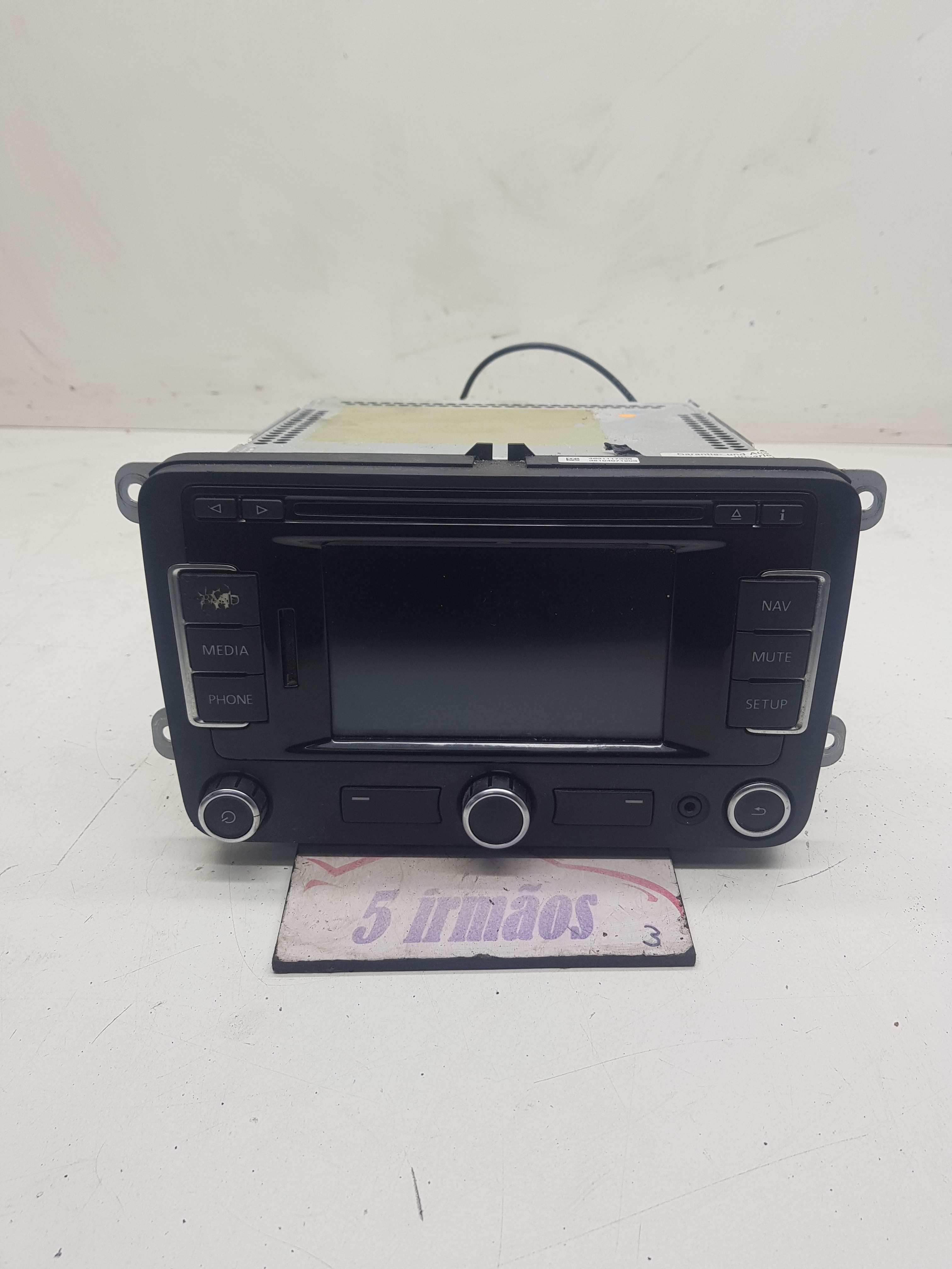 Rádio Cd Player Vw Jetta Tsi 2.0 2011 / 2012 Nº3c8035278b