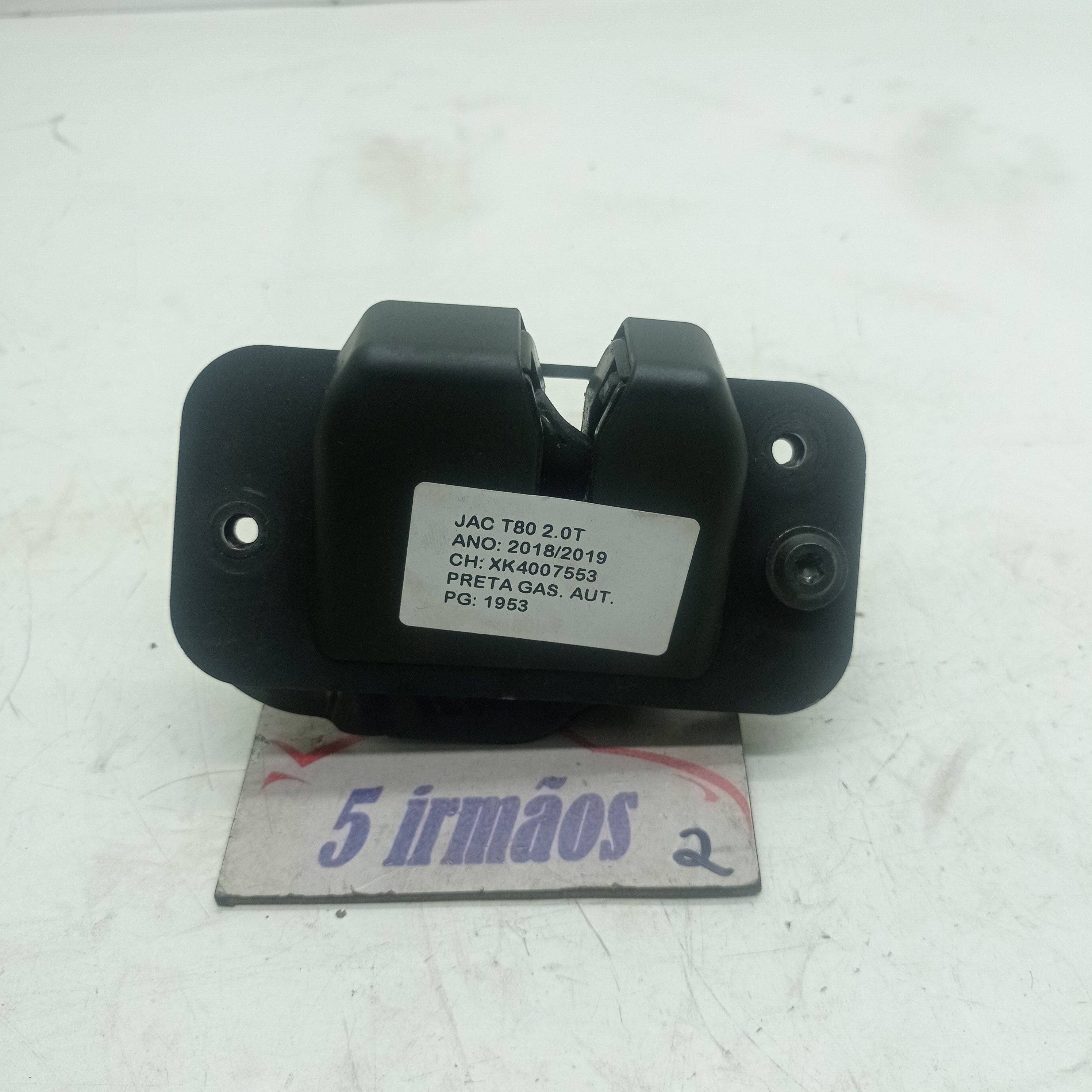 Fechadura Tampa Traseira Jac T80 2.0 Turbo 2018 / 2019