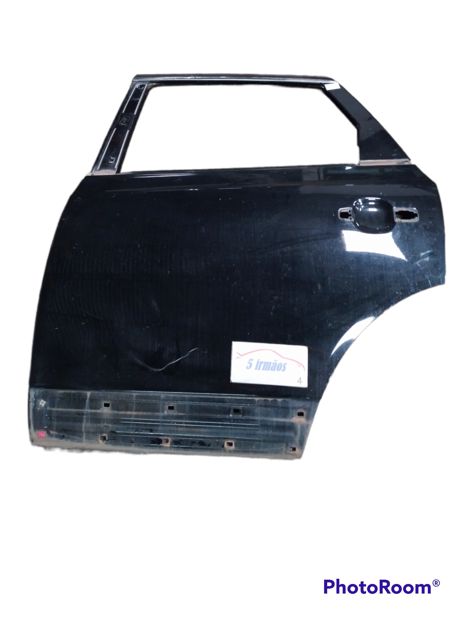 Porta Traseira Esquerda Hyundai Veracruz 3.8 V6 2007 À 2012 Traseira Esquerda Preto
