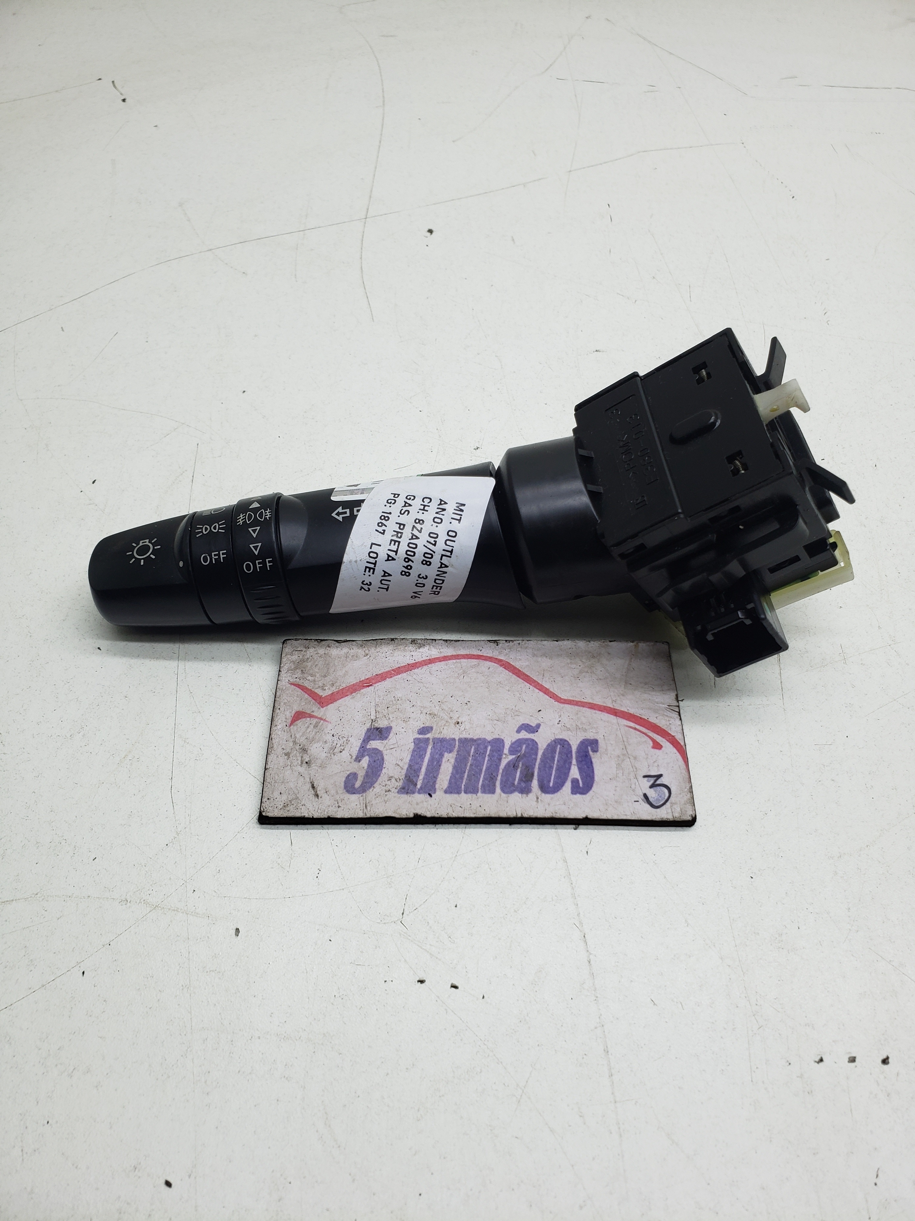 Comando Chave Seta Mitsubishi Outlander 3.0 2007 / 2008
