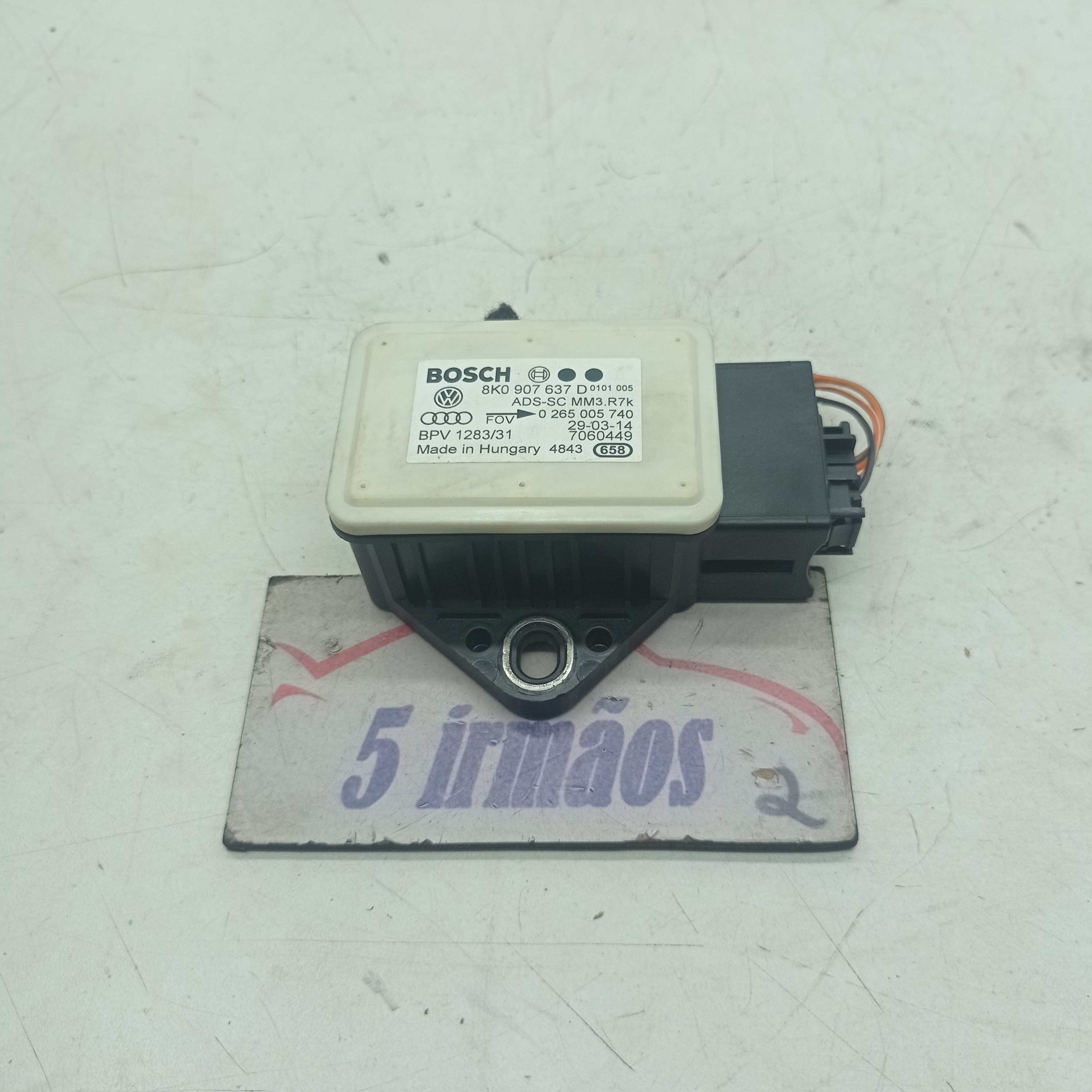 Módulo Sensor Velocidade Audi S5 Tfsi 3.0 2014 Nº8k0907637d