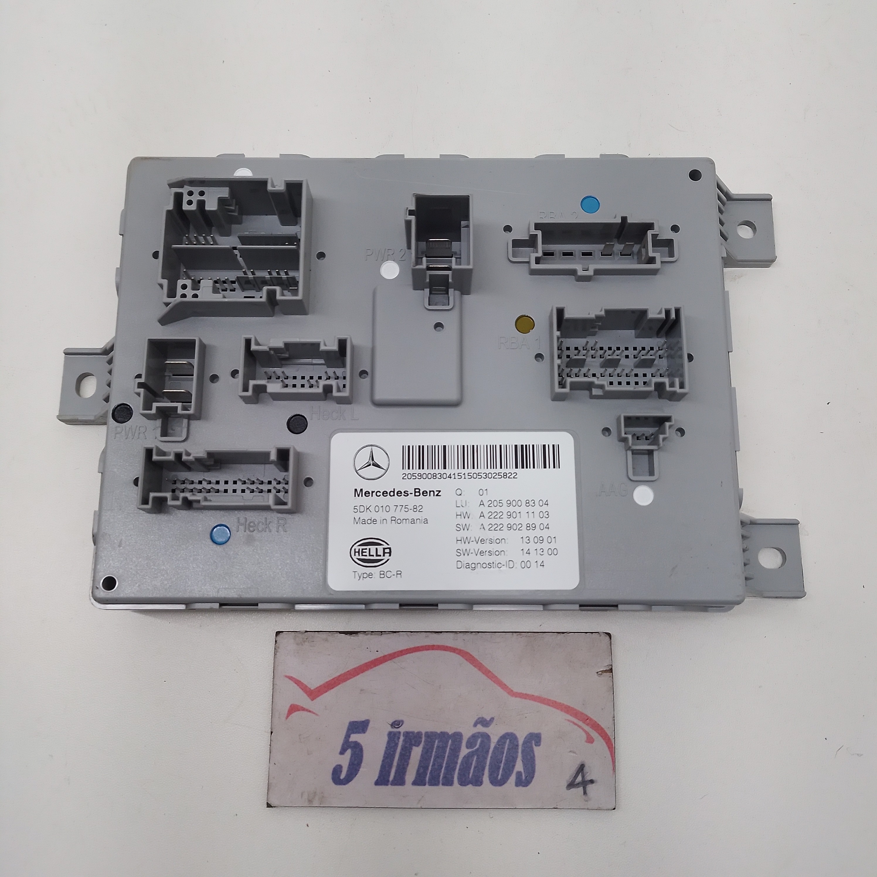 Módulo Conforto Mercedes-benz C200 2.0 2016 Na2059008304