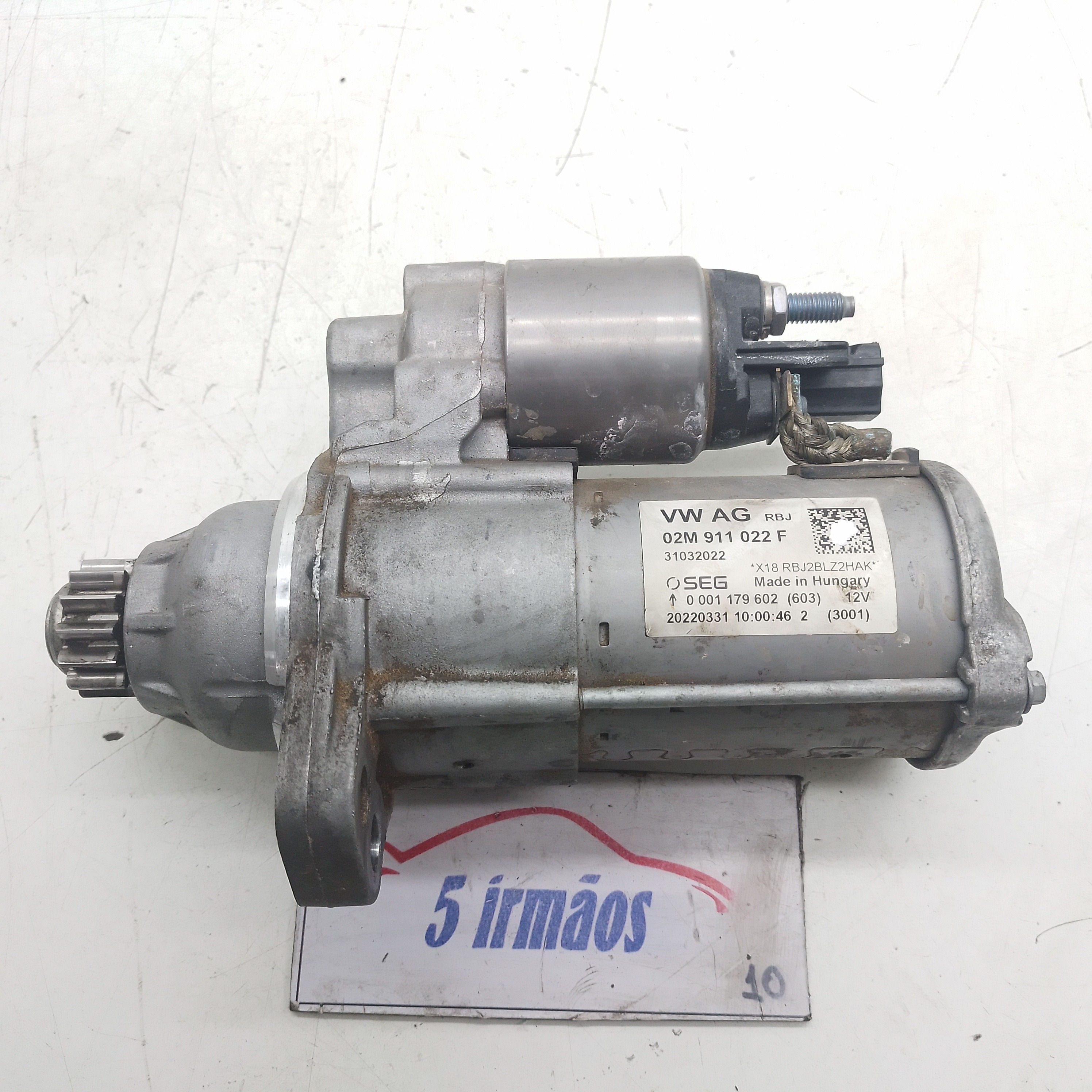 Motor Partida Vw Nivus Tsi 1.0 2022 / 2023 N02m911022f