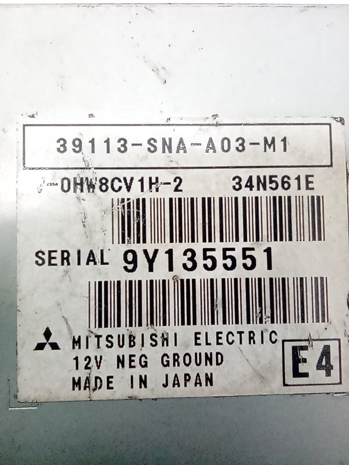 Módulo Adapdor Usb Honda New Civic 1.8 2008 39113snaa03m1
