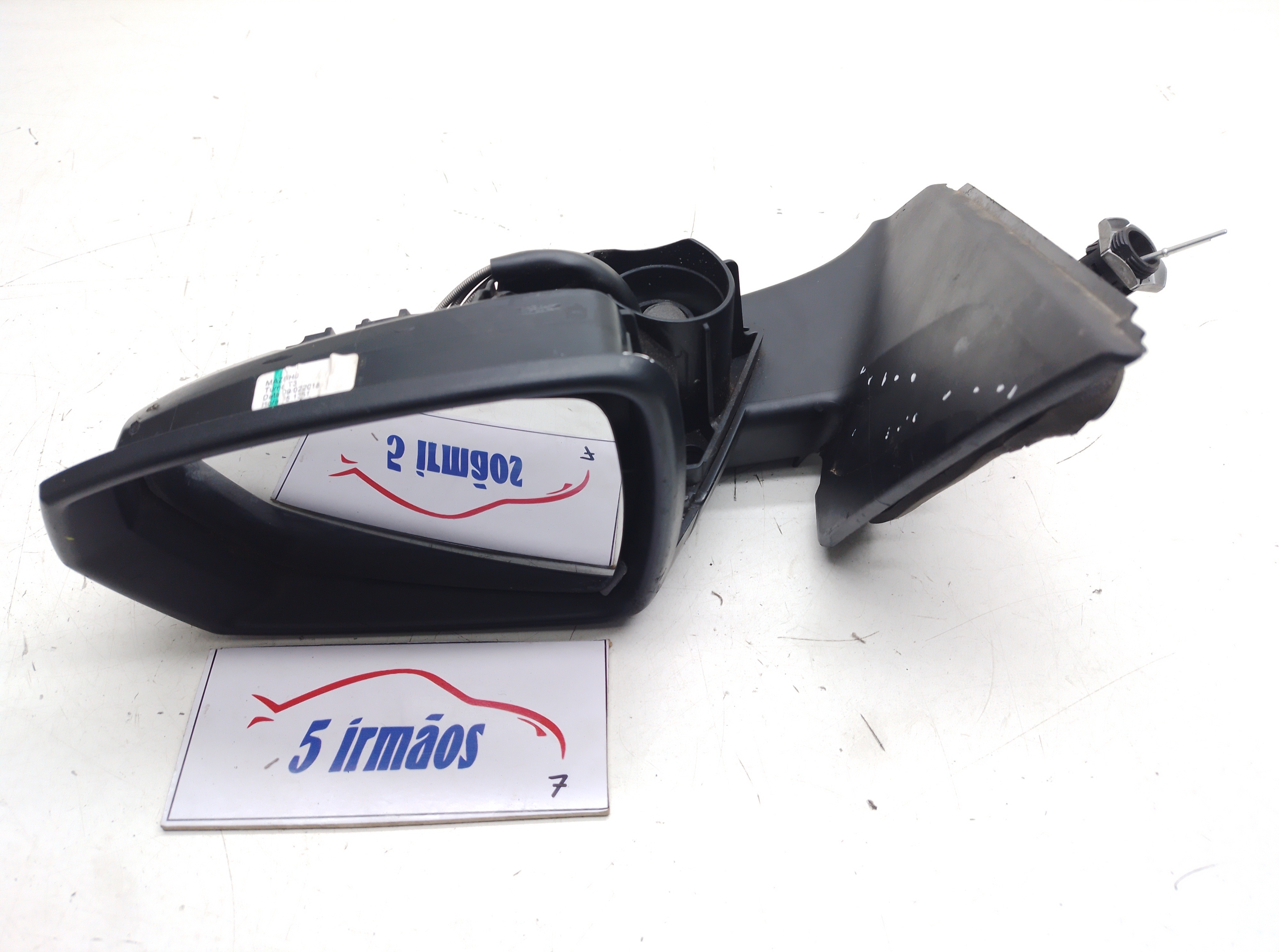 Retrovisor Esquerdo C/espelho Manual Vw Virtus 1.0 Tsi 2018