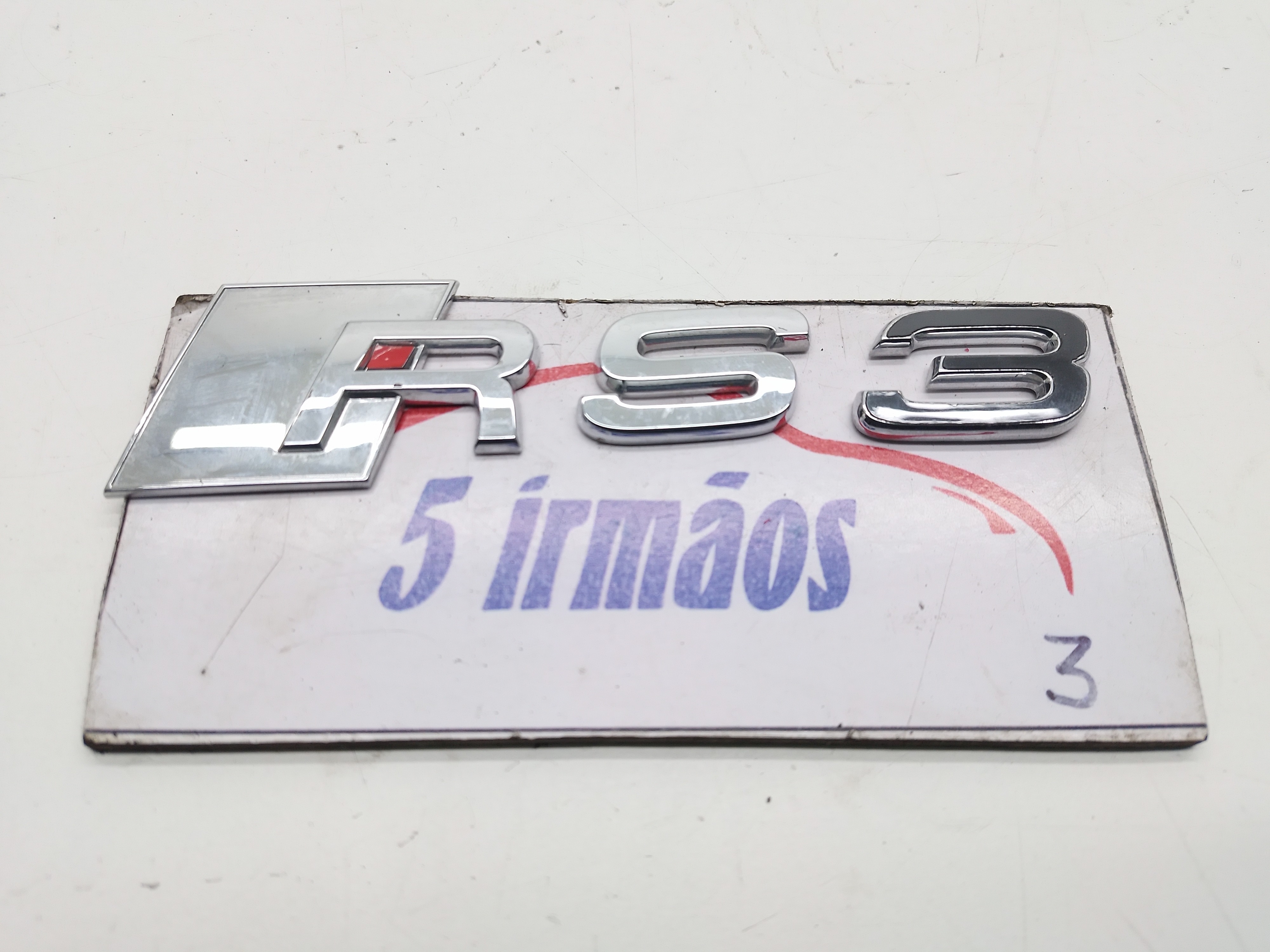 Emblema Tampa Traseira Audi Rs3 2.5 2017 2018