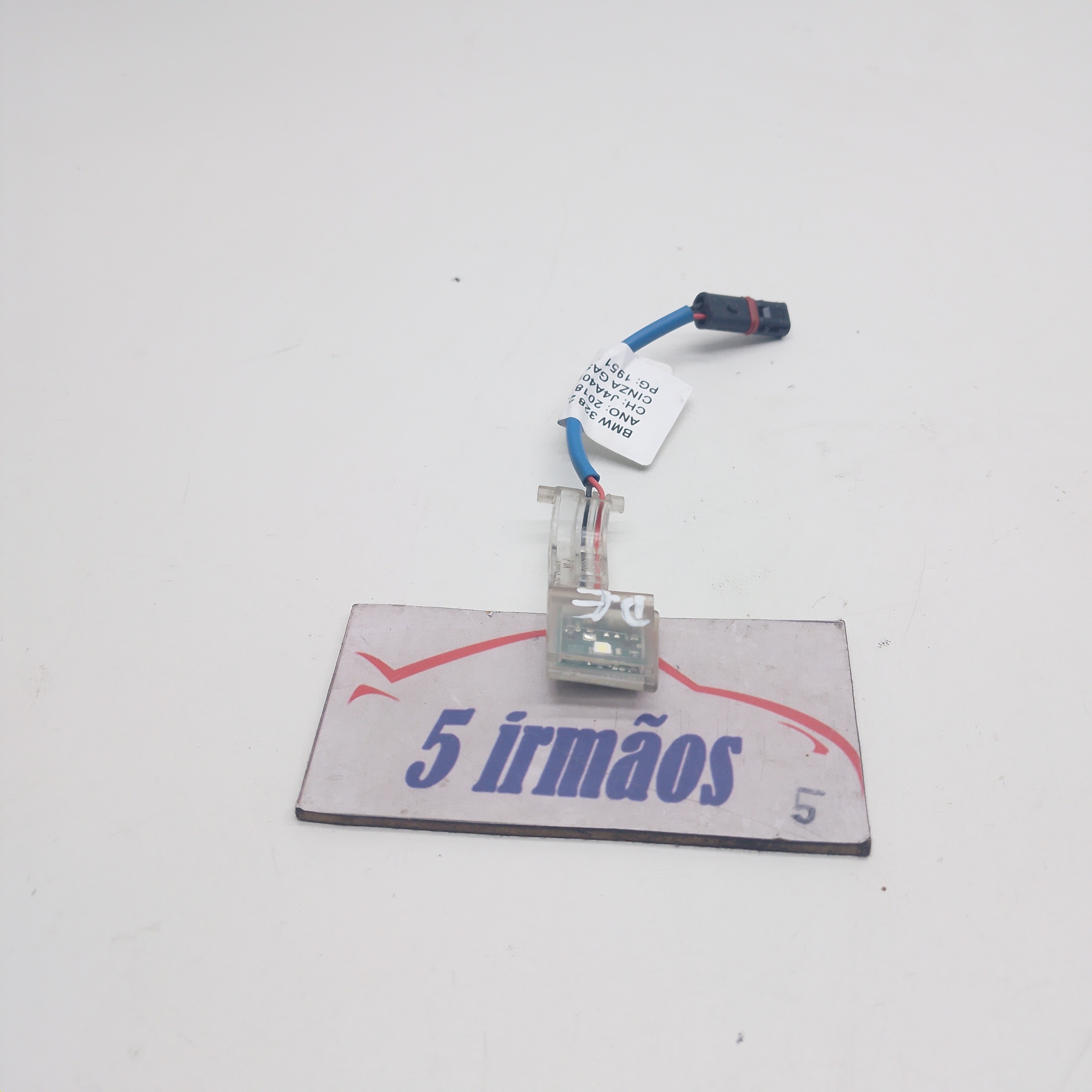 Led Maçaneta Dianteiro Esquerdo Bmw 328i 2.0 2018 7277447 Esquerdo Preto