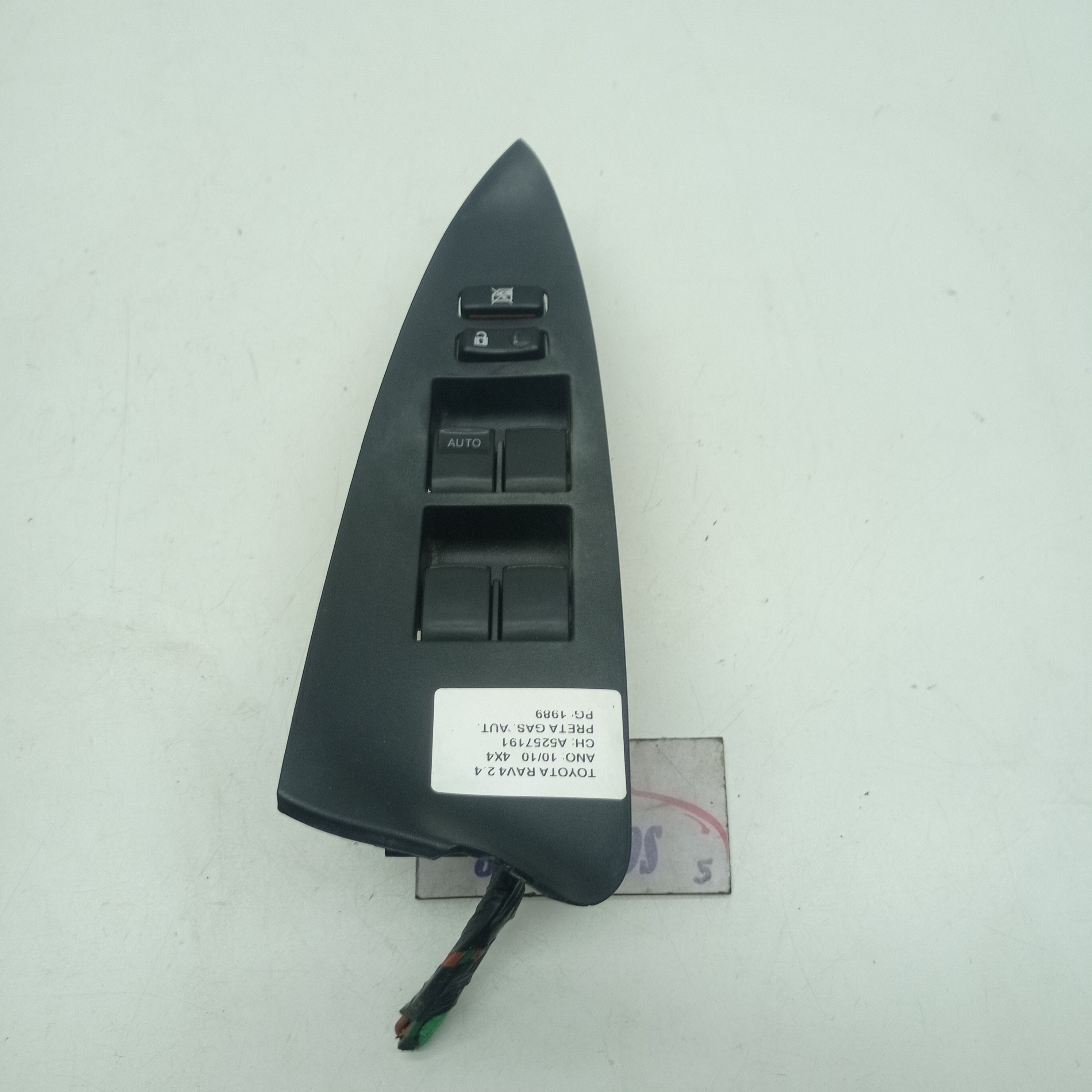 Comando Vidro Dianteiro Esquerdo Toyota Rav4 2.4 4×4 2010