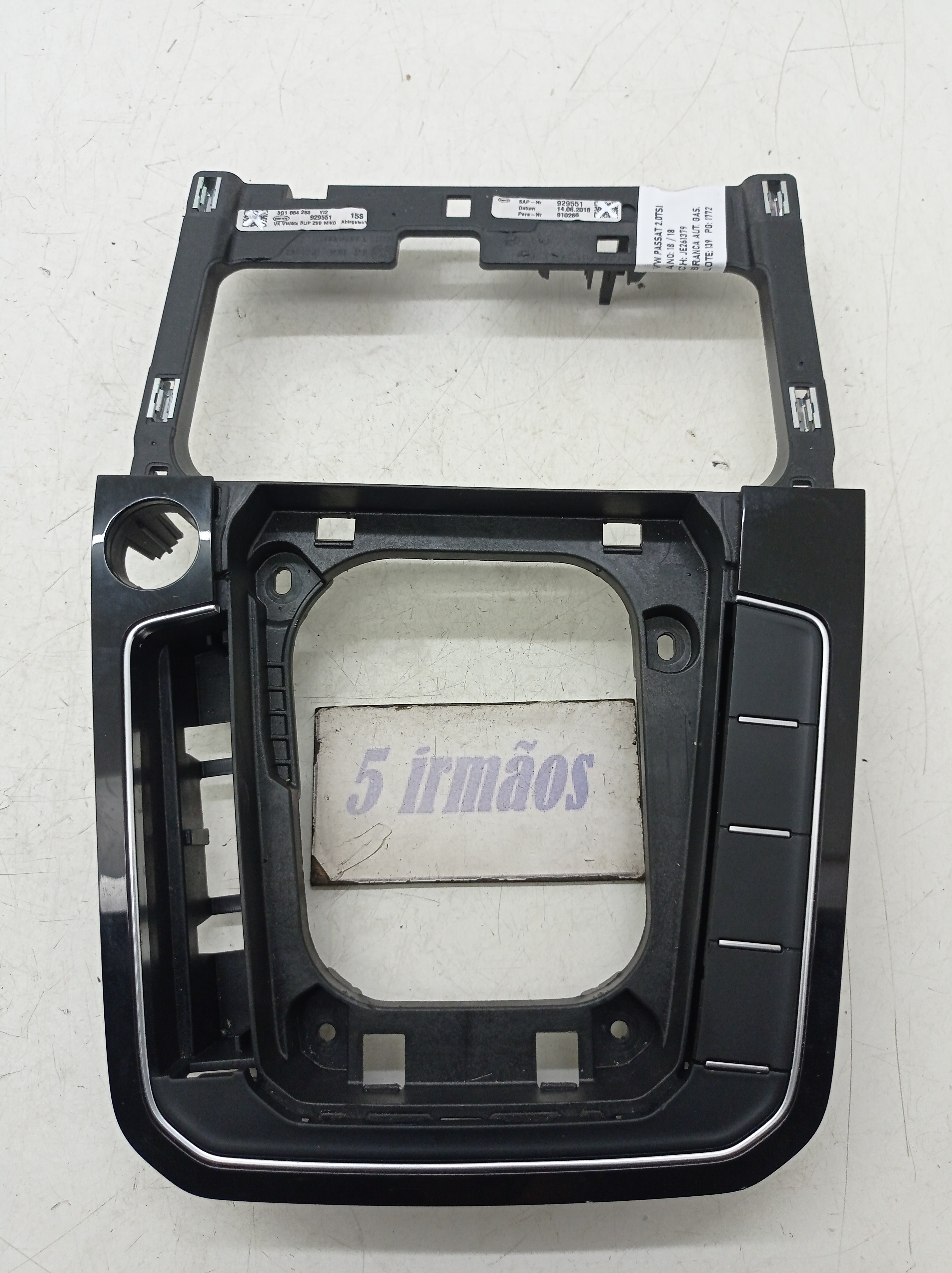 Acabamento Alavanca Marcha Vw Passat Tsi 2.0 2018 / 2019