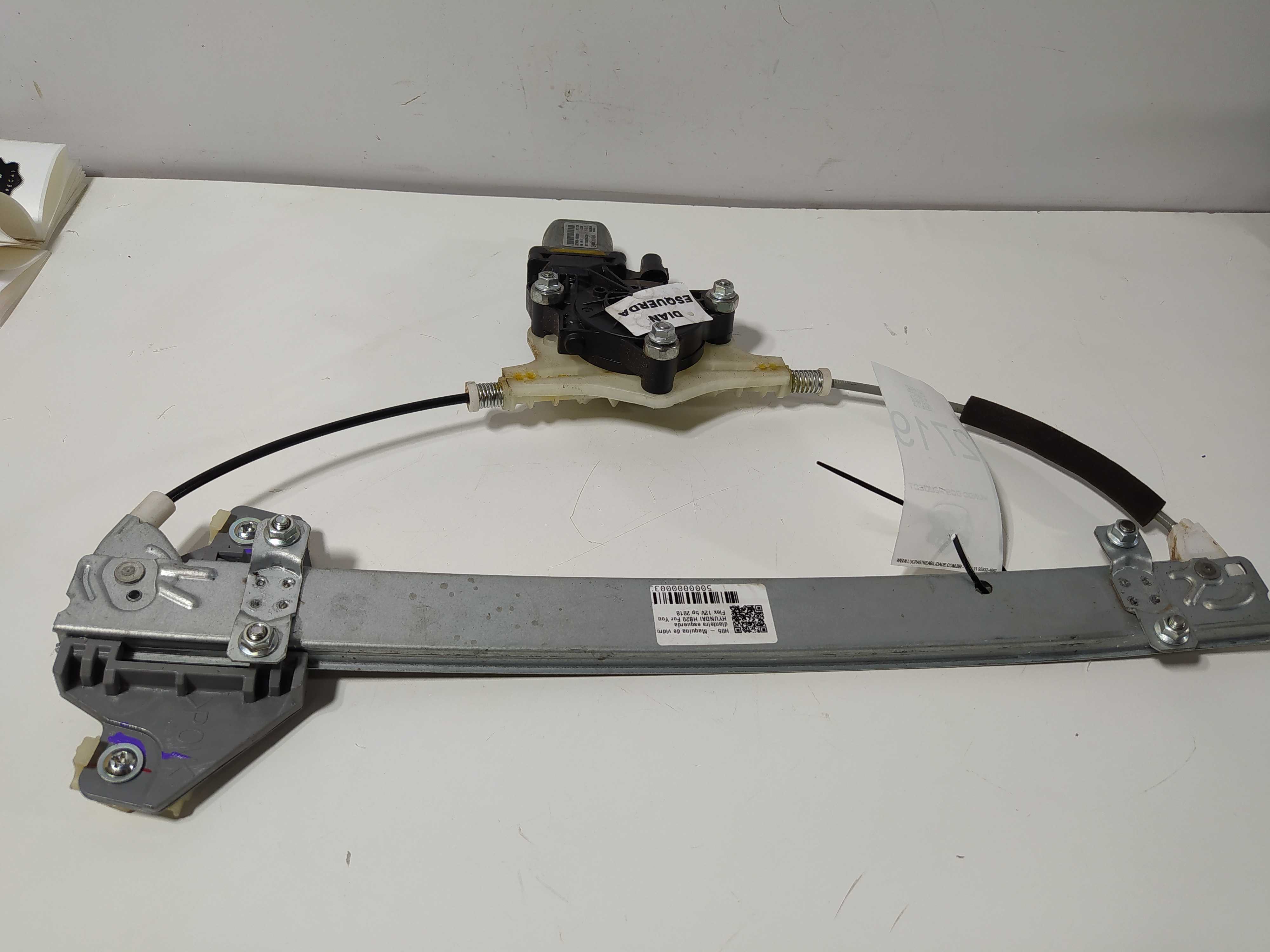 Maquina Vidro Eletrico Dianteira Esquerda Hb20 2012 A 2018