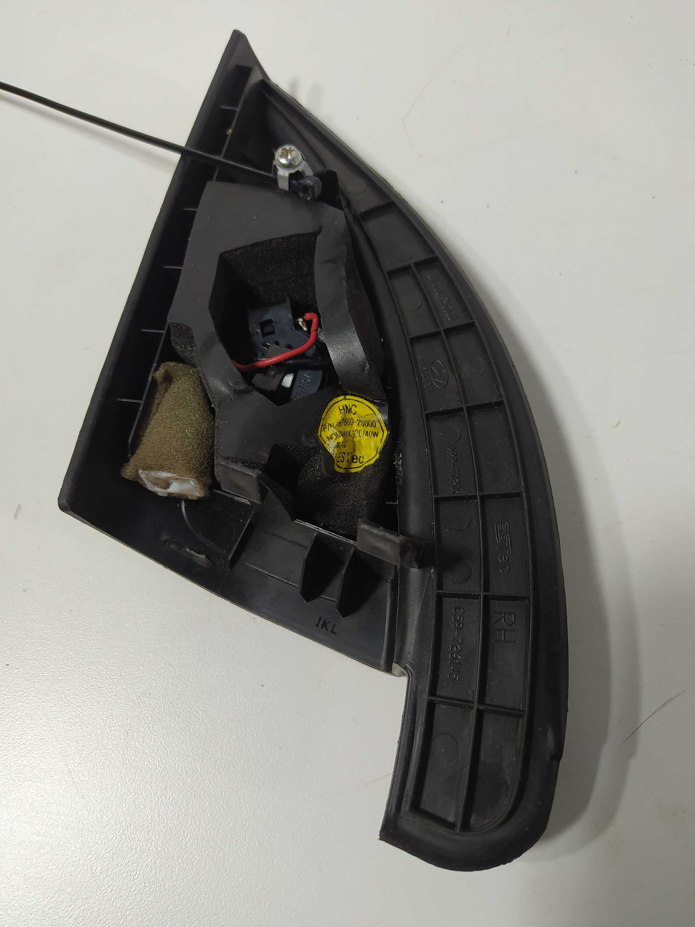 Acabamento Interno Retrovisor Direito Ix35 2012 Original Preto 2