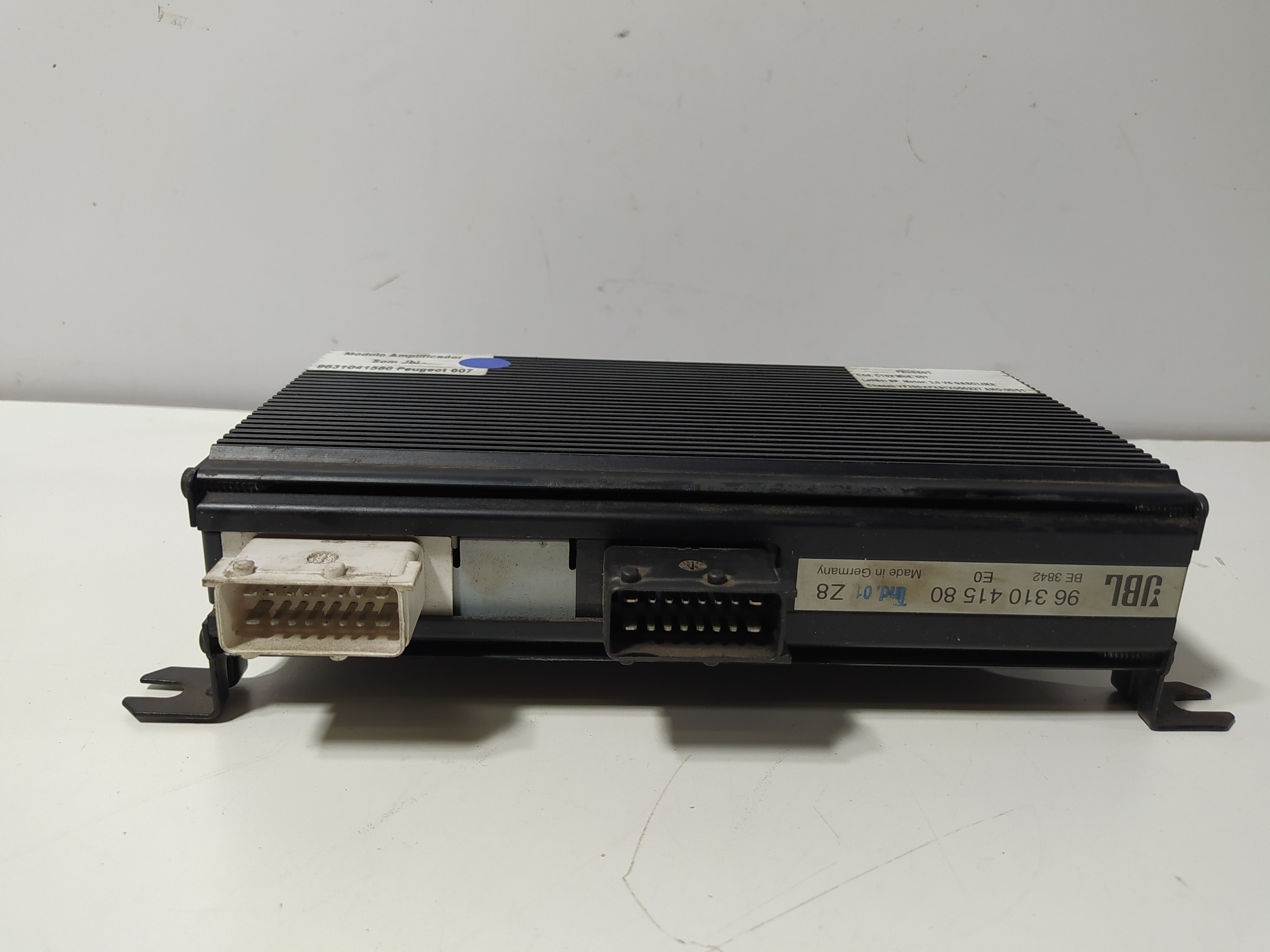 Módulo Amplificador Som Jbl Peugeot 607 Original 9631041580 1