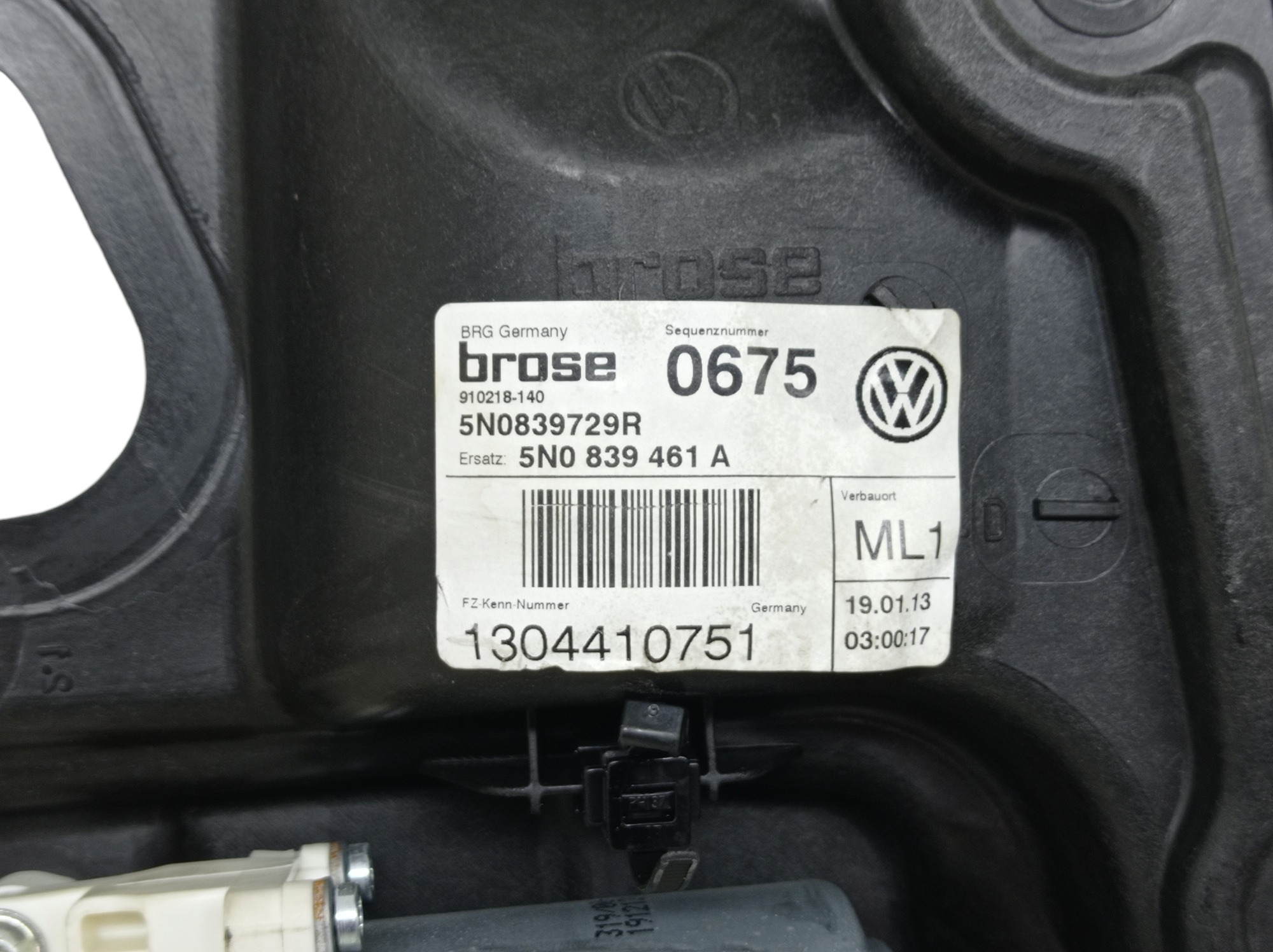 Maquina Vidro Traseira Esquerda Volkswagen Tiguan 2013 5