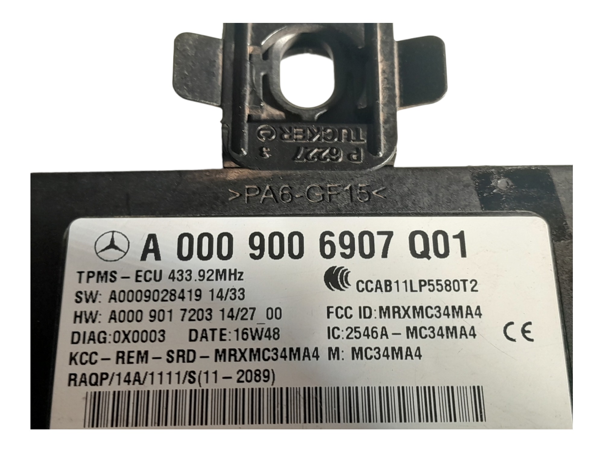 Modulo Pressao Pneu Mercedes Glc 250 2.0 16v Turbo Aut 2017 6