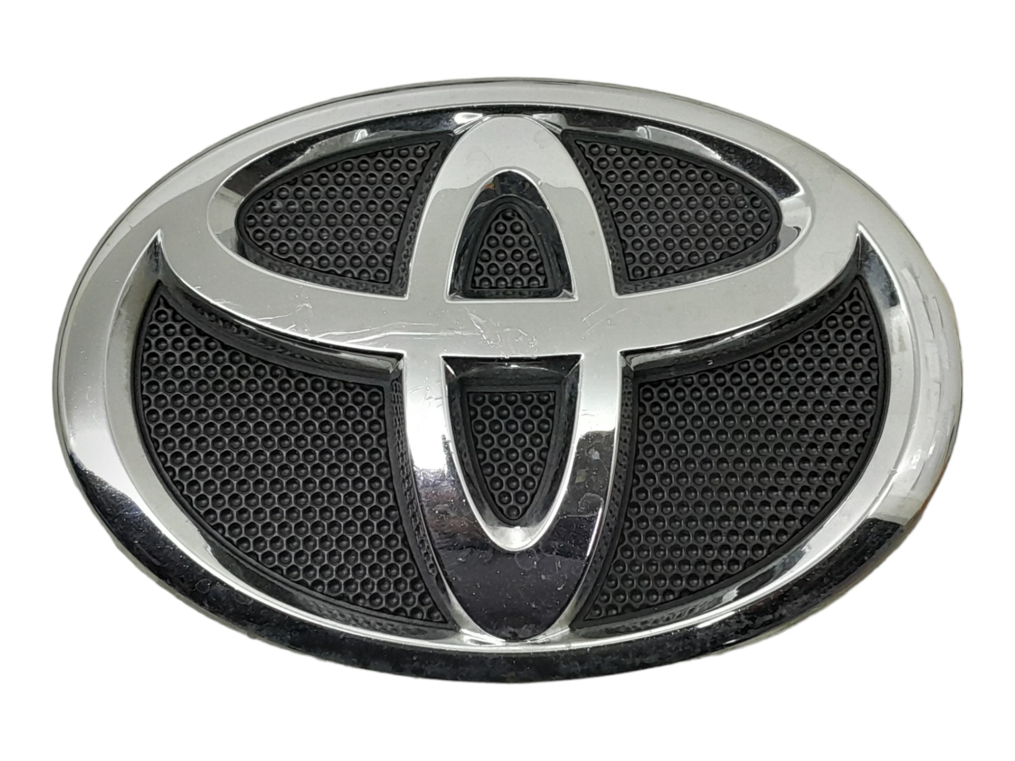 Emblema Parachoque Dianteiro Toyota Etios 2014  Prata